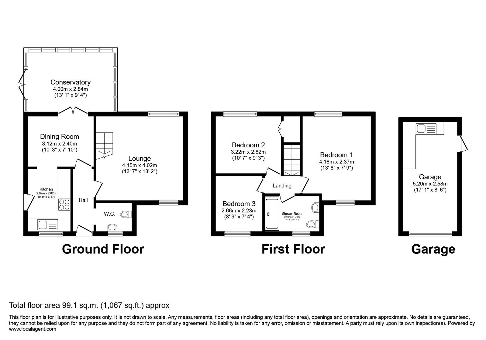 17, Melford Drive, Macclesfield floorplan