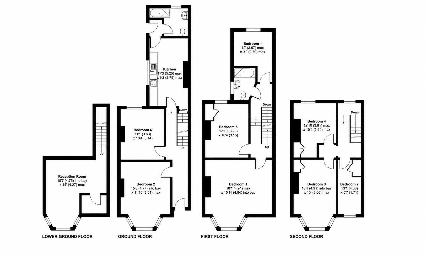 Ditchling Rise, Brighton floorplan