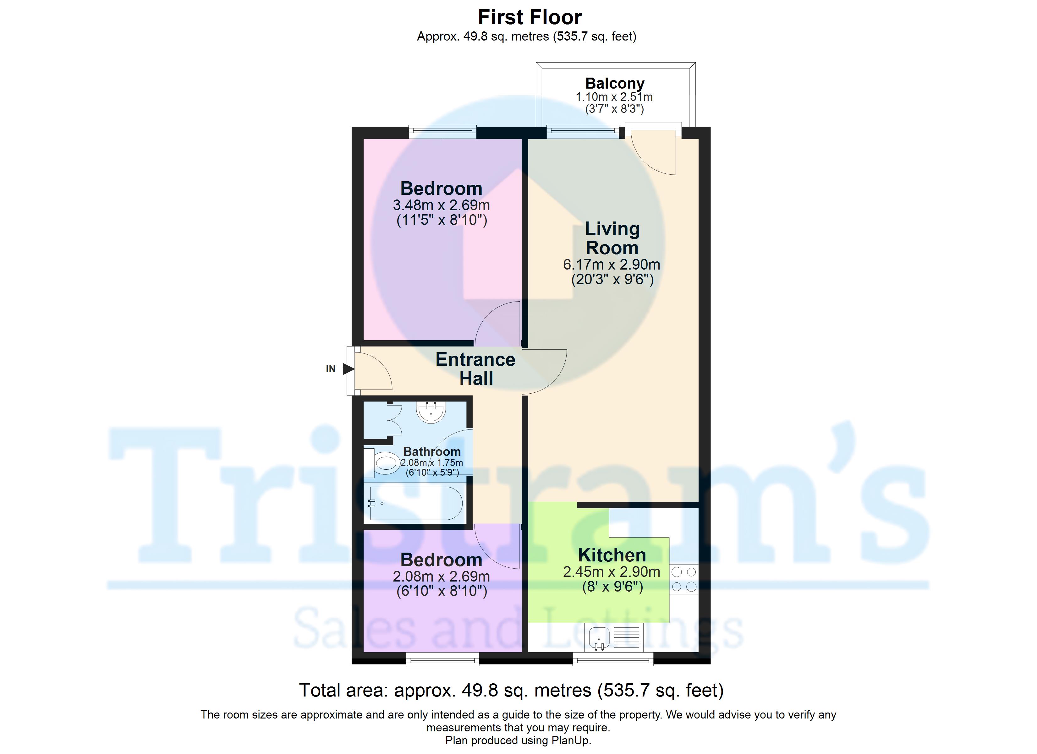 29, Tonnelier Road, Nottingham floorplan
