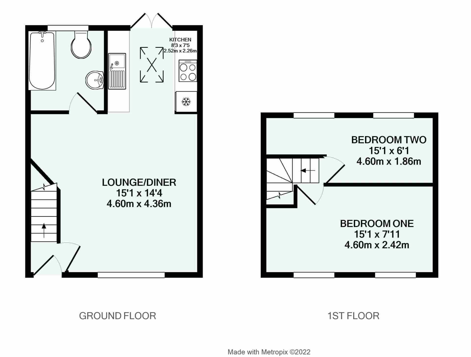 15, Cecil Road, Devon floorplan