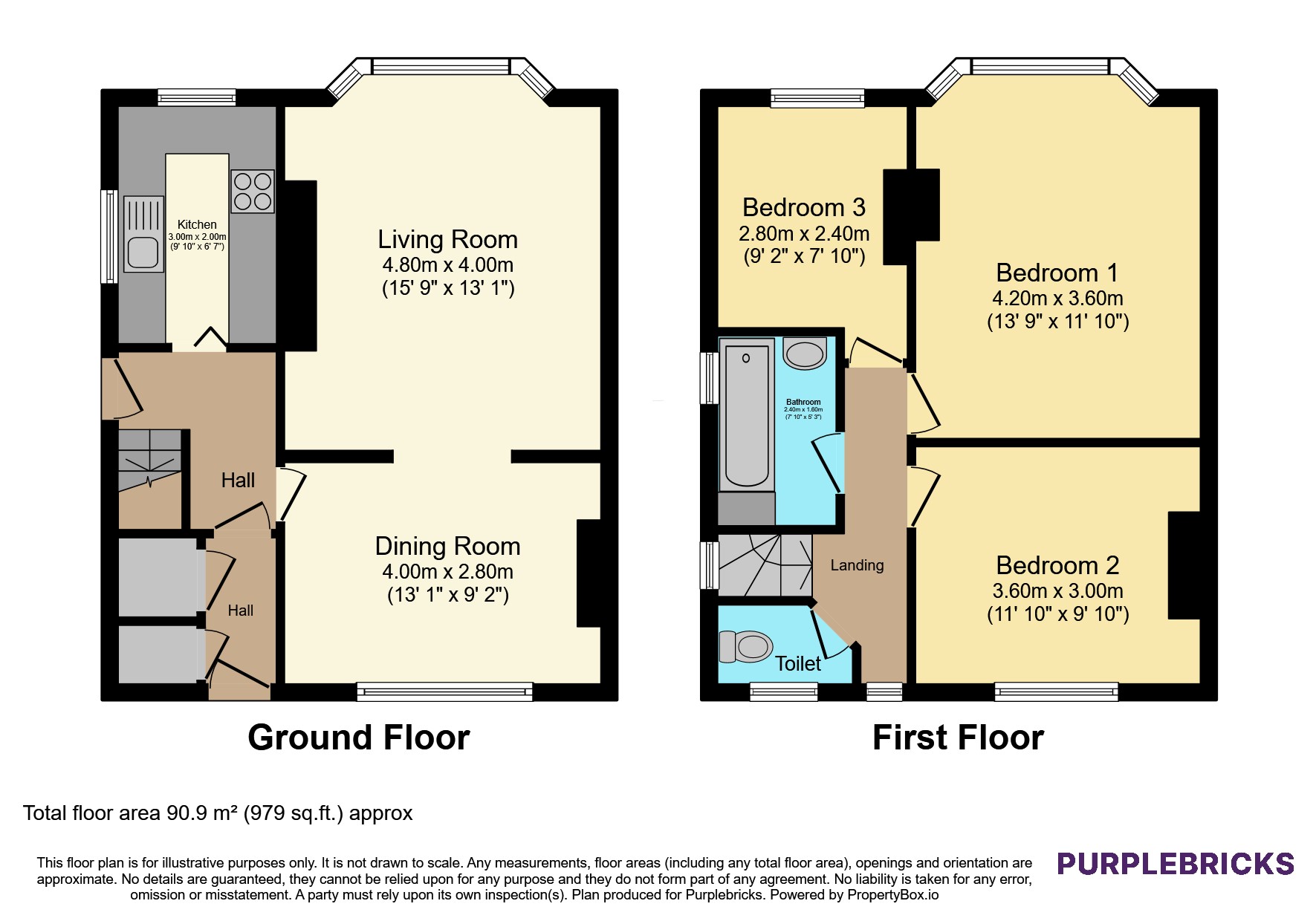 256, Errwood Road, Manchester floorplan