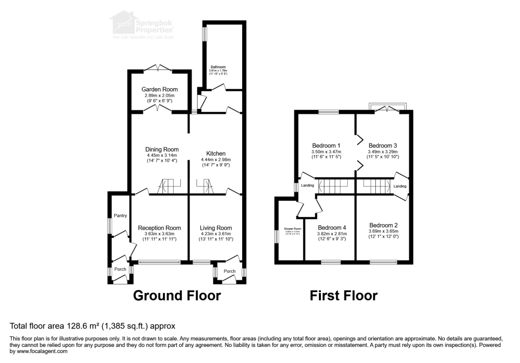 128-130, Damfield Lane, Liverpool floorplan