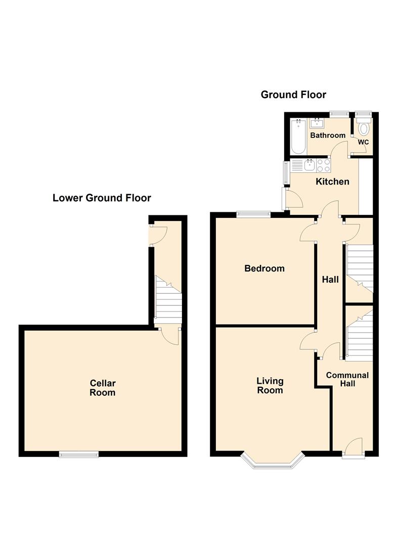Corbar Road, Buxton SK17, 1 bedroom flat for sale 63961256