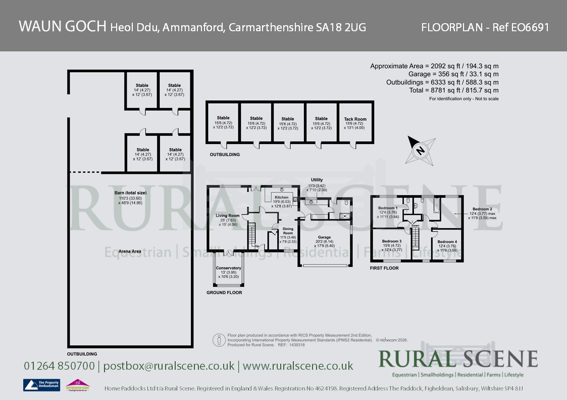 WAUN GOCH, Heol Ddu, Ammanford floorplan