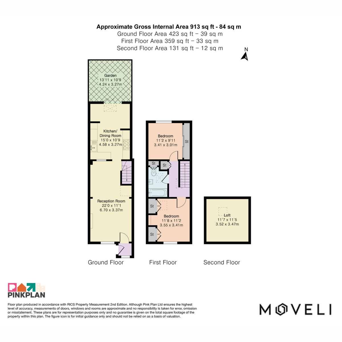 33, Railway Side, Barnes floorplan