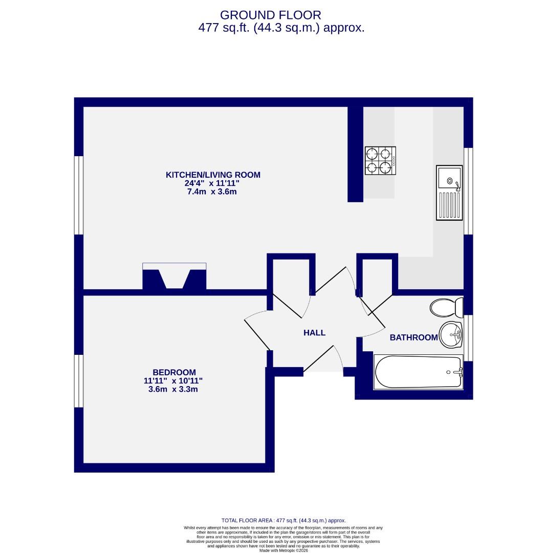 193, Fossway, York floorplan