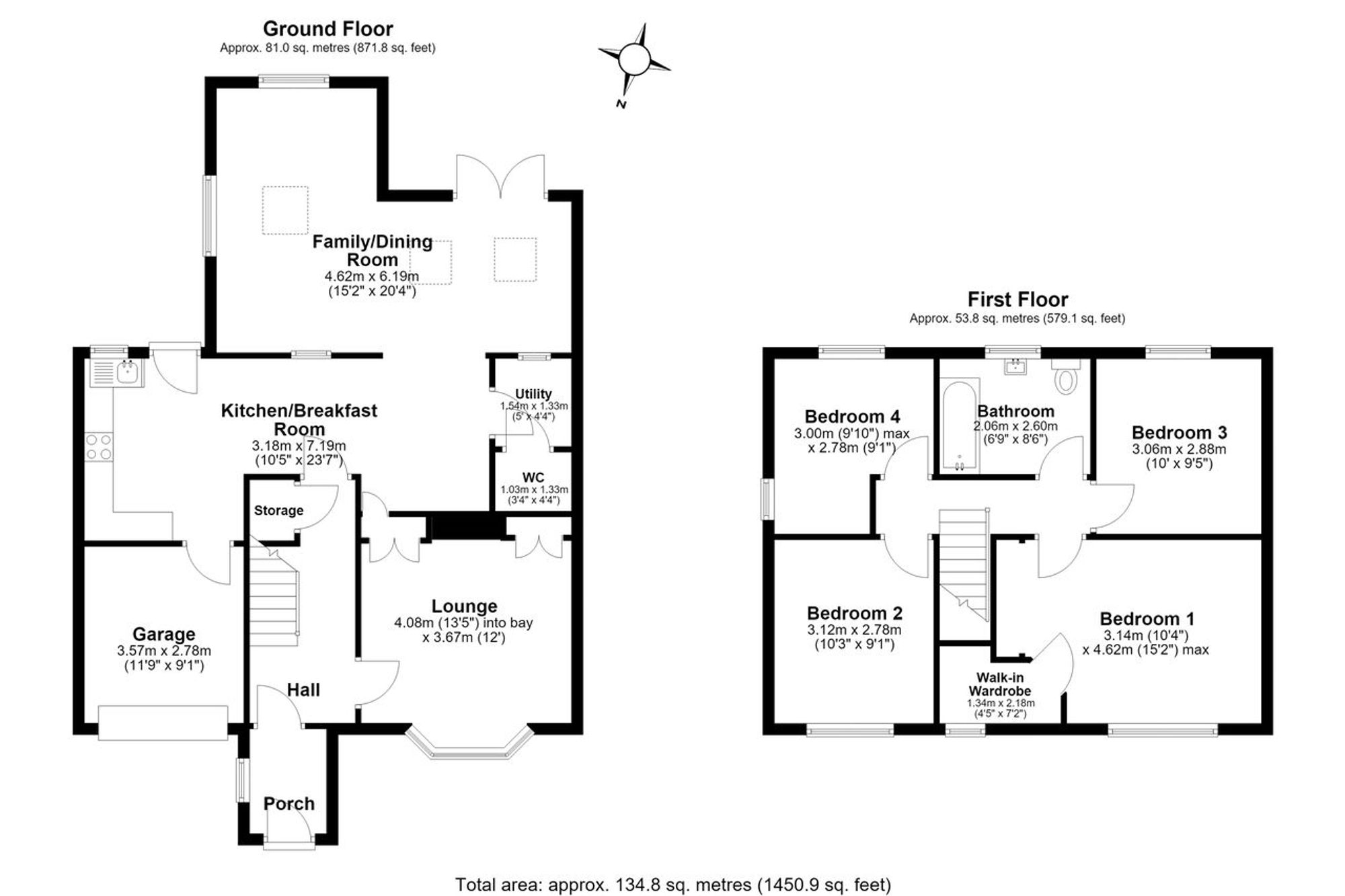 1 Oaktree Cottages Hatton Lane, Warrington floorplan