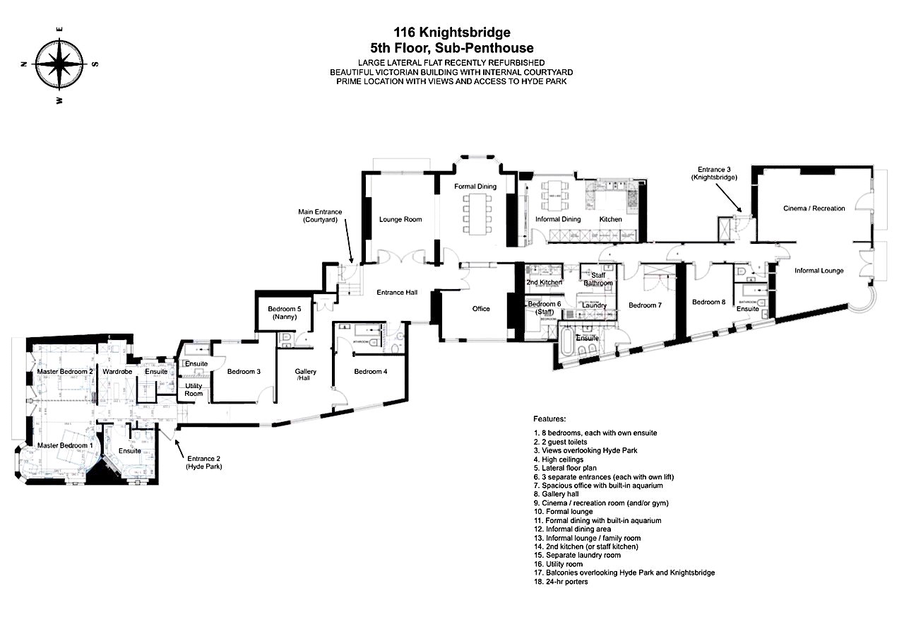 Flat 30, Wellington Court, London floorplan