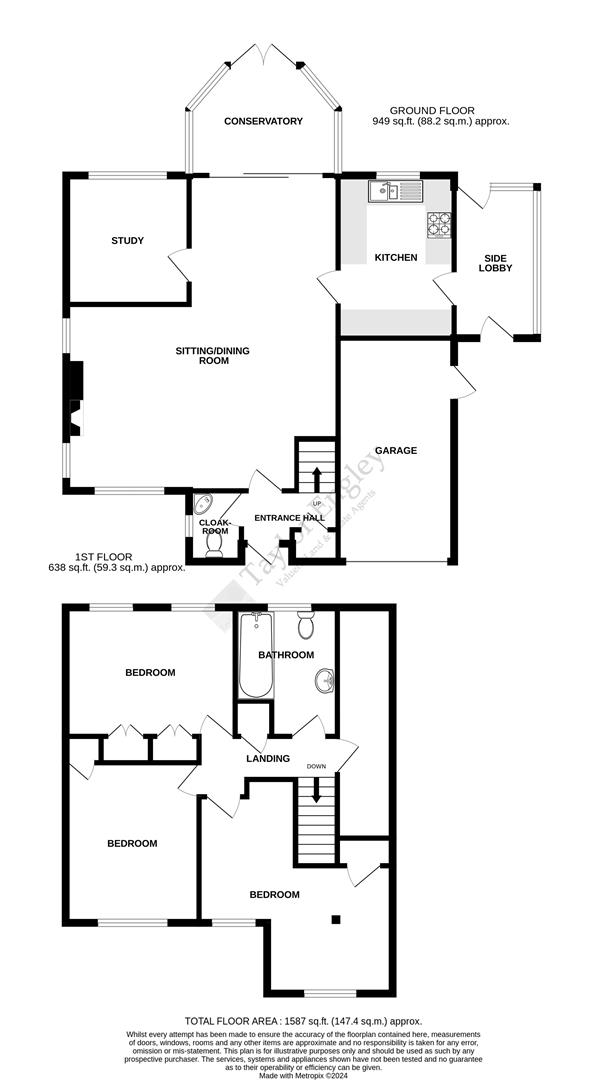 10, The Outlook, Eastbourne floorplan