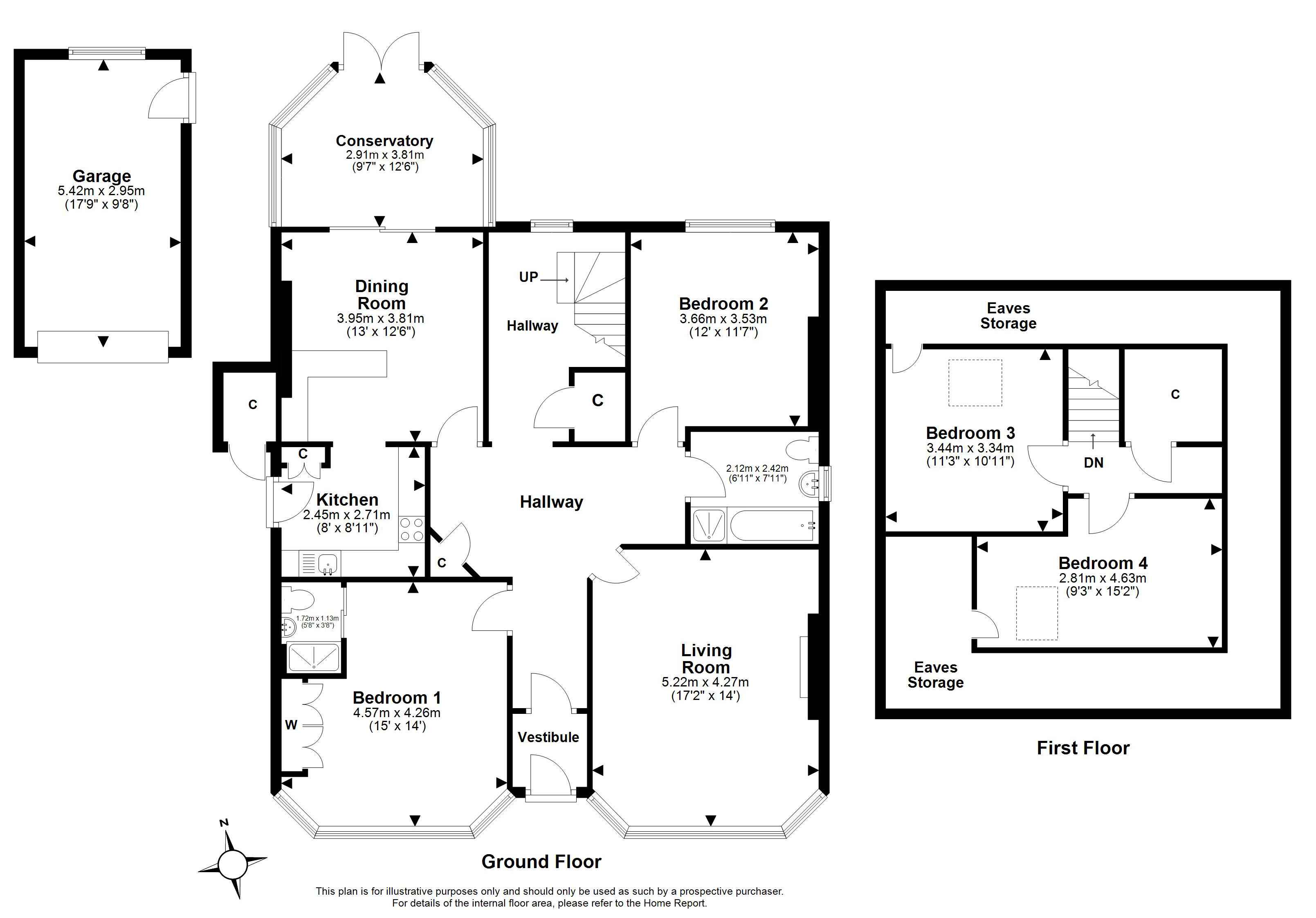 8, Greenbank Rise, Greenbank, Edinburgh floorplan