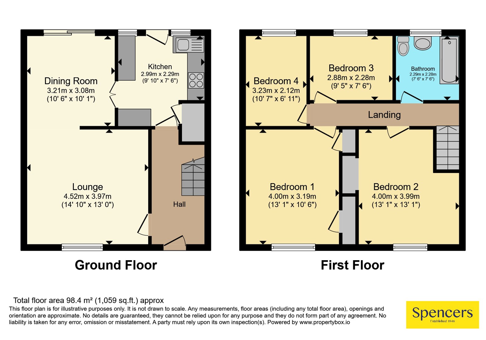 35, Ledbury Green, Leicestershire floorplan