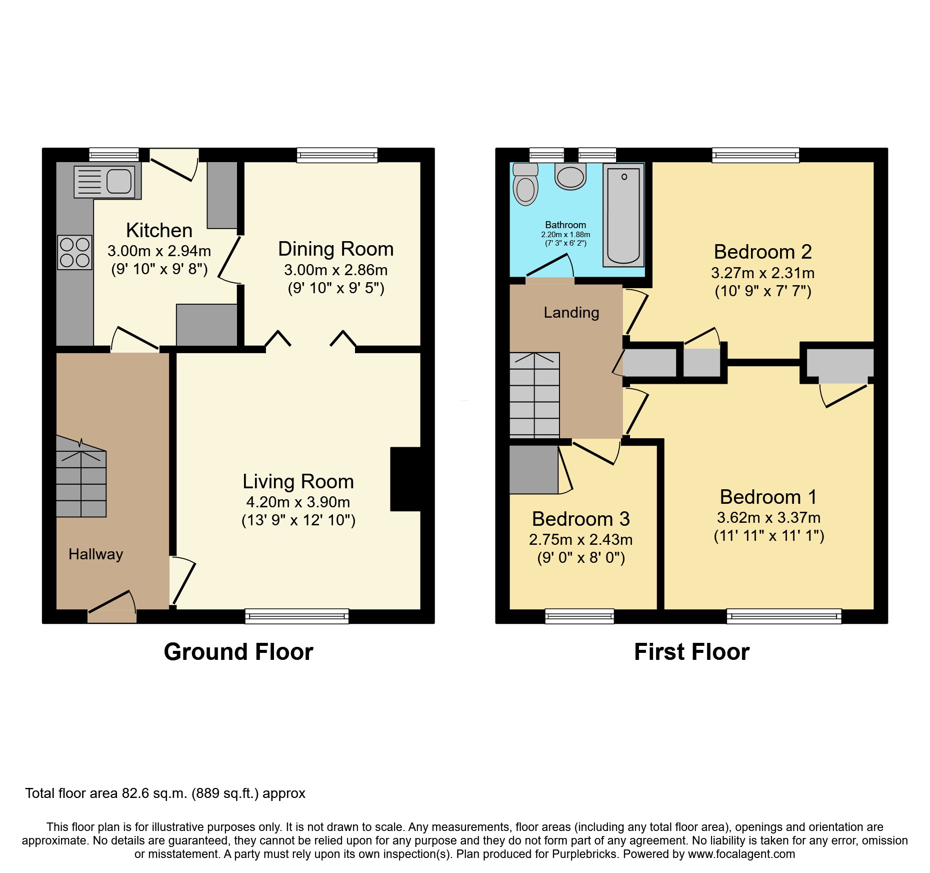 44, Whitehill Road, Cambridge floorplan