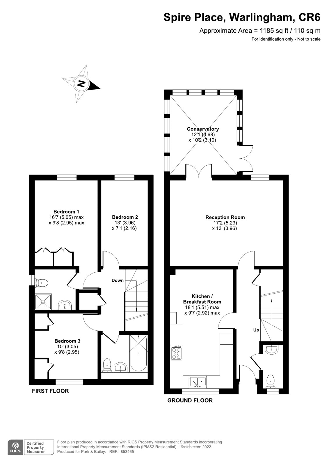 Spire Place, Warlingham, Surrey CR6, 3 bedroom end terrace house for