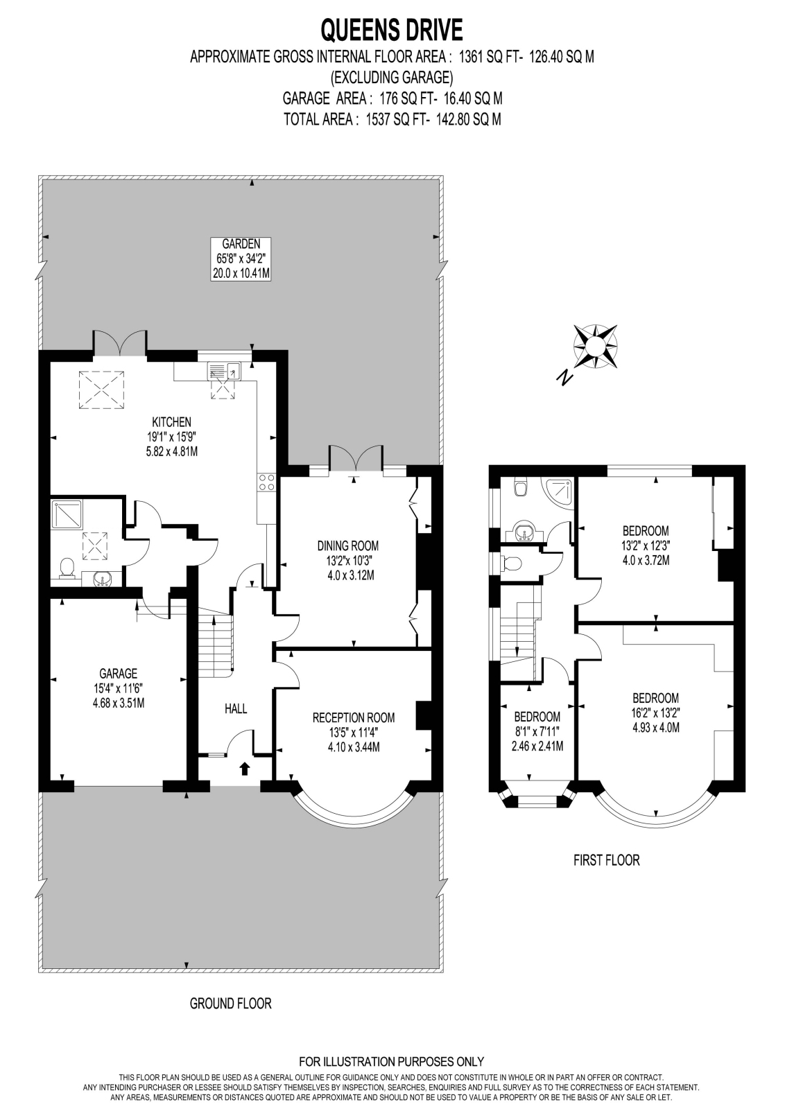 84, Queens Drive, Surbiton floorplan