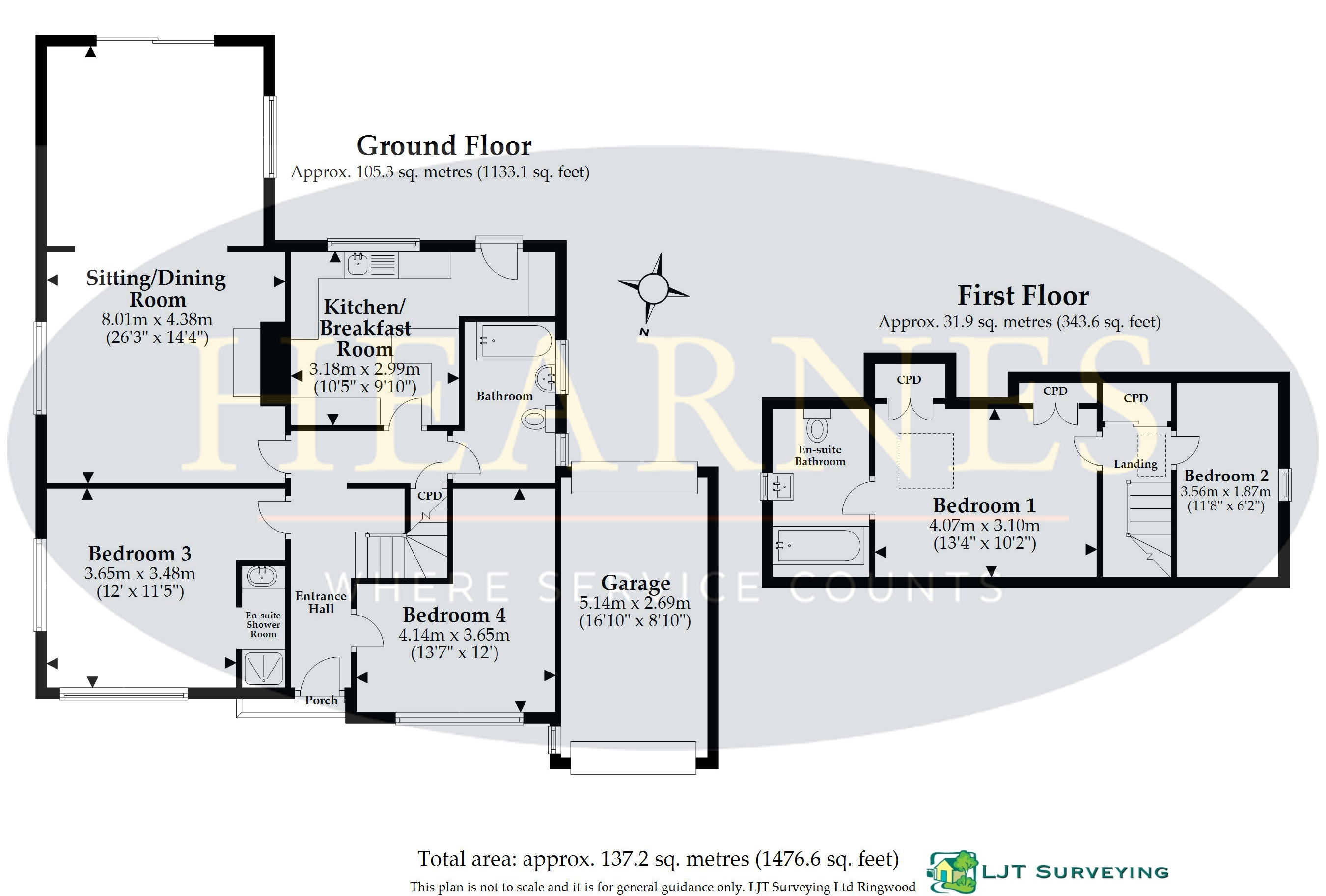 Sandy Lane, St Ives, Ringwood BH24, 4 bedroom bungalow for sale