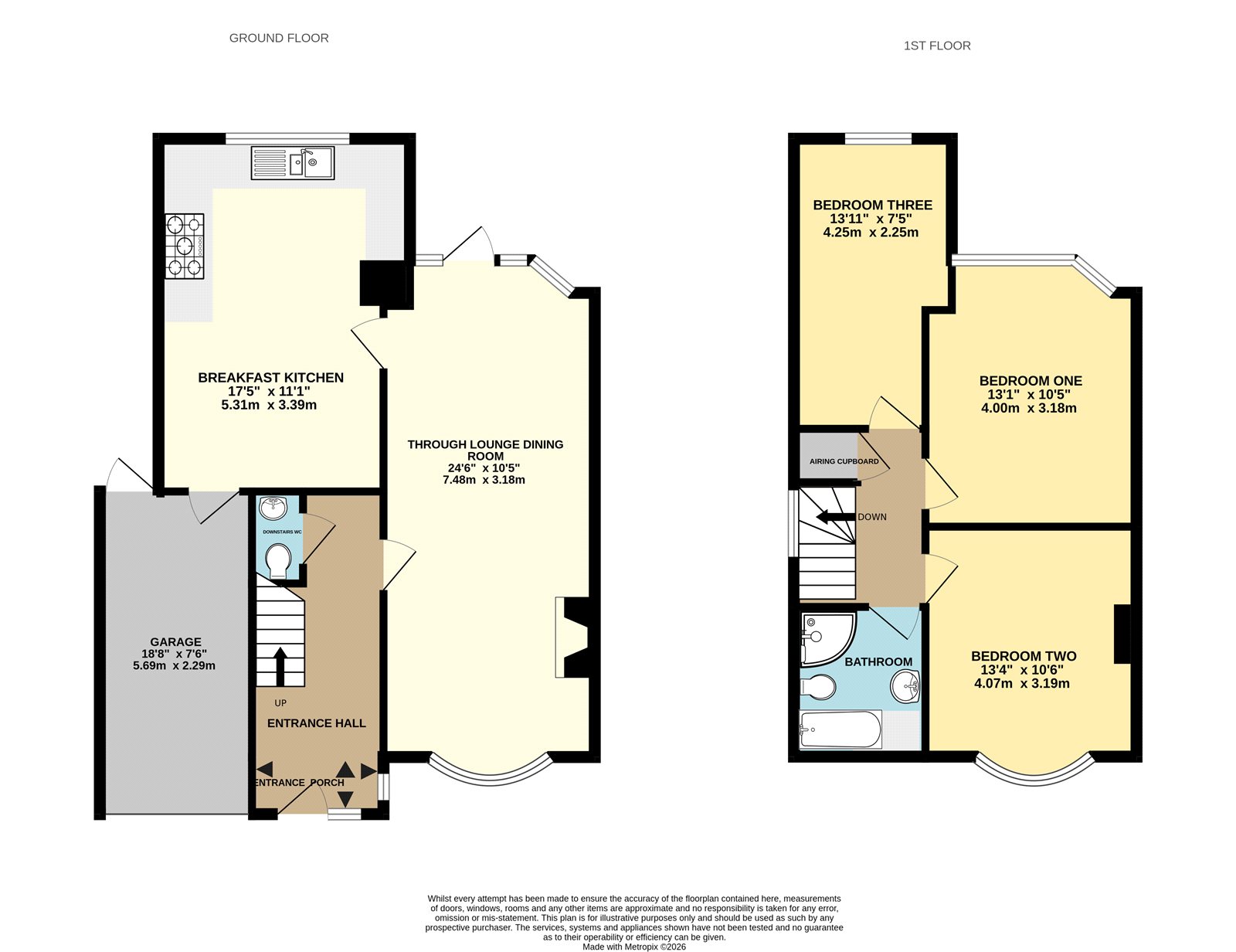 60, Baldwin Road, Worcestershire floorplan