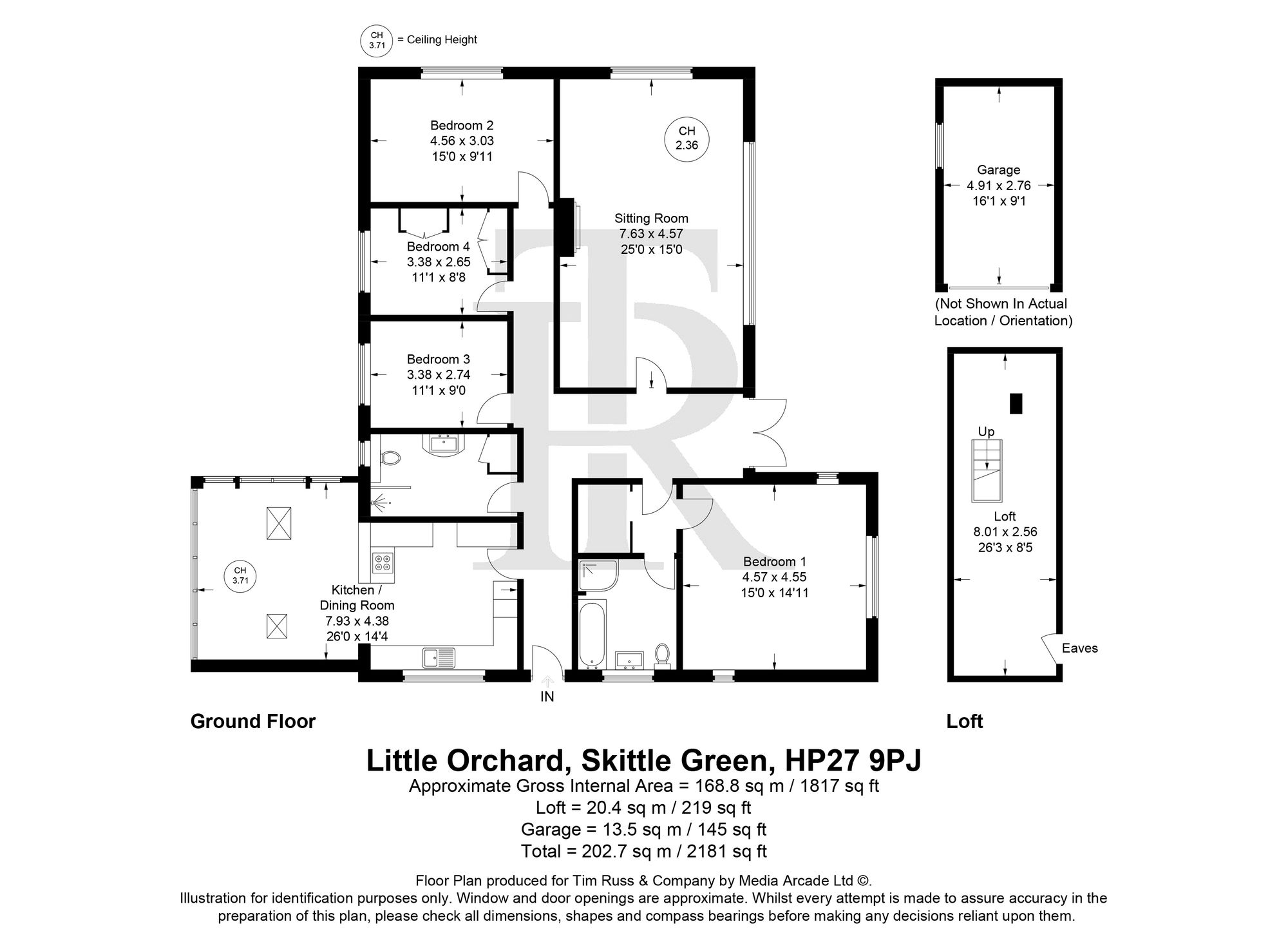 Little Orchard Skittle Green, Princes Risborough floorplan