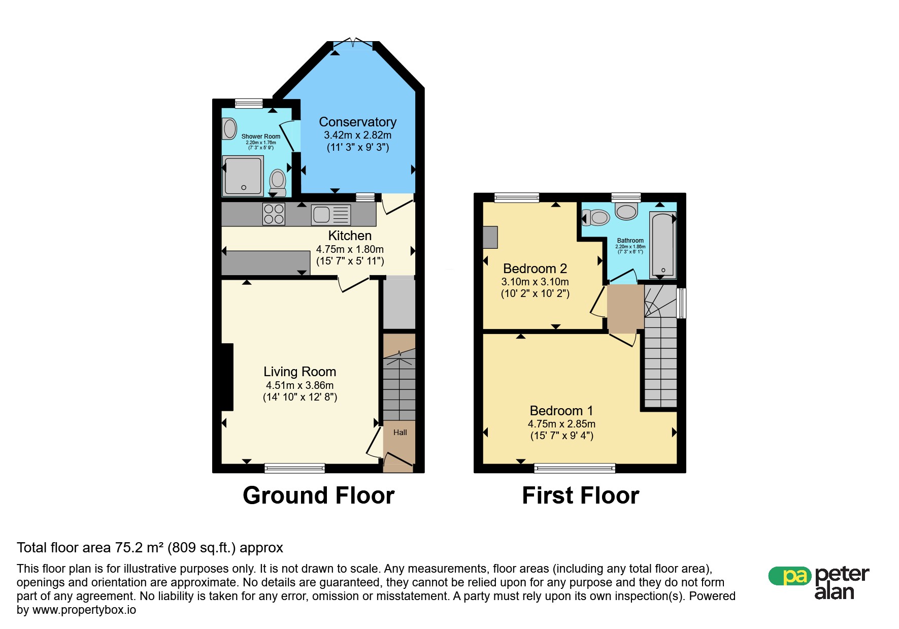 82, Snowden Road, Cardiff floorplan
