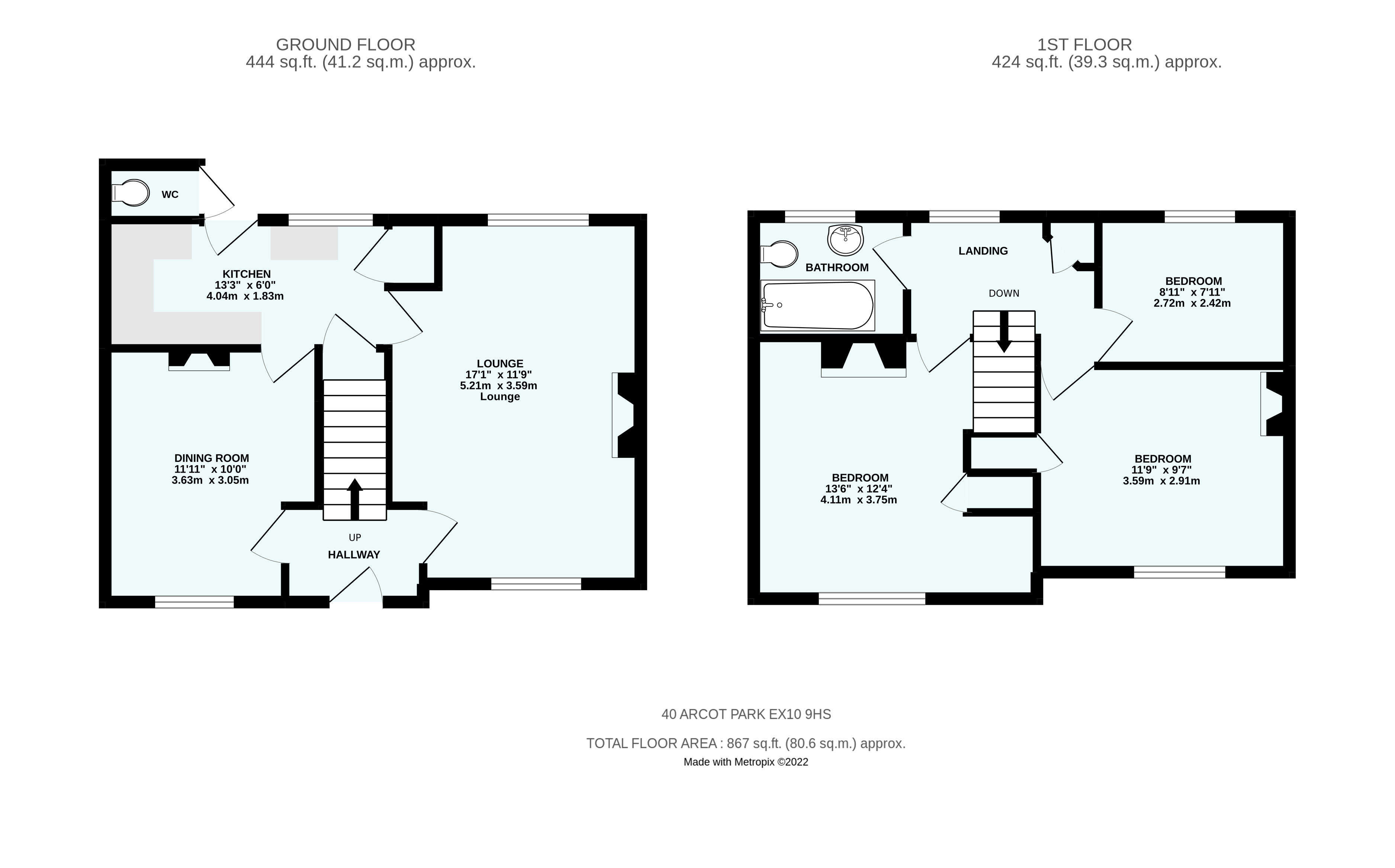 Arcot Park, Sidmouth, Devon EX10, 3 bedroom terraced house for sale