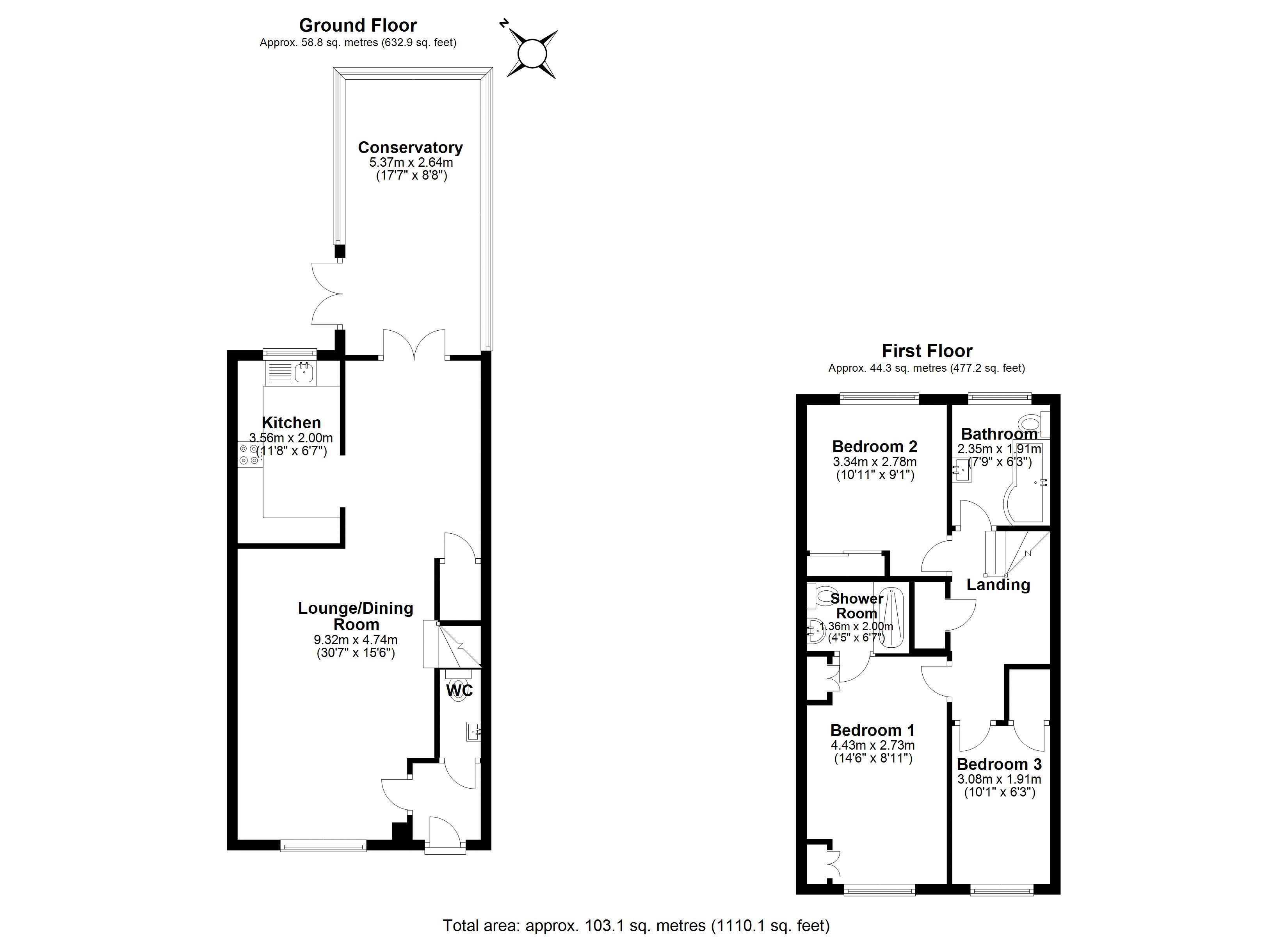 3, Silver Birch Mews, Essex floorplan
