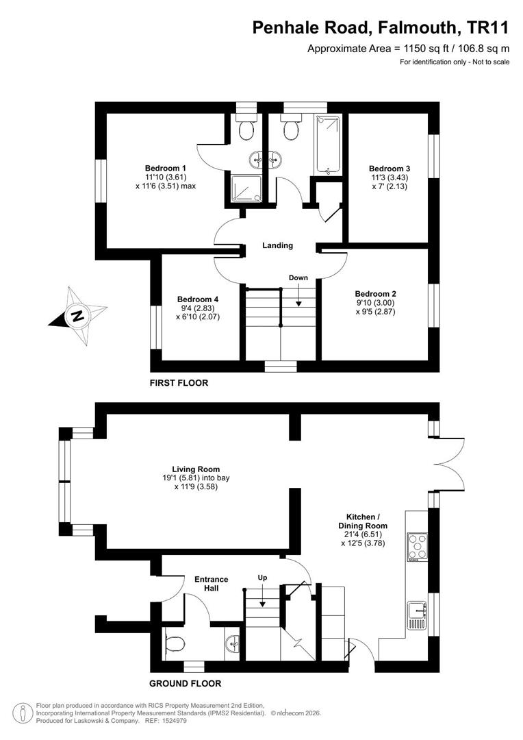 53, Penhale Road, Falmouth floorplan