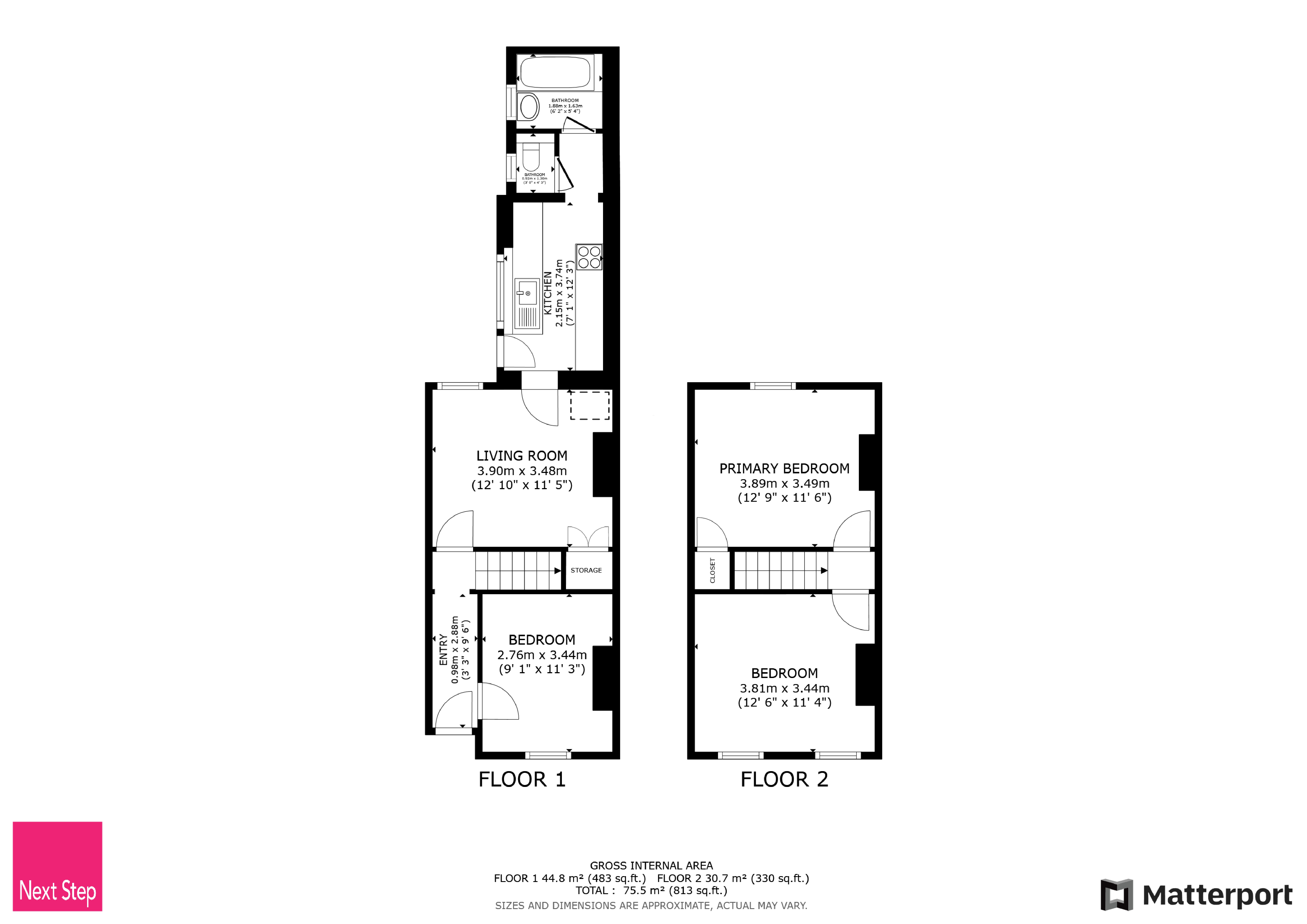 267, Whitehorse Road, Croydon floorplan