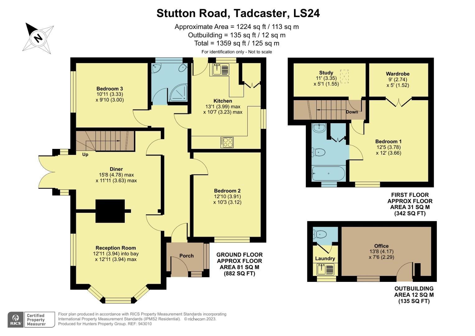 Windy Ridge, 68, Stutton Road, North Yorkshire floorplan
