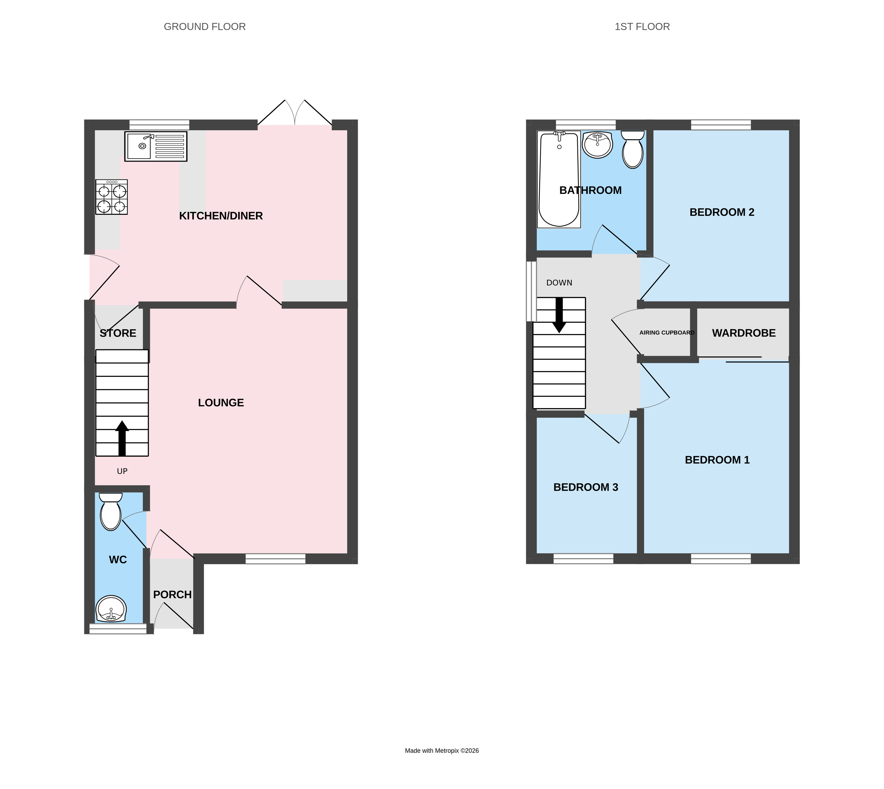 7, Lark Rise, Telford floorplan