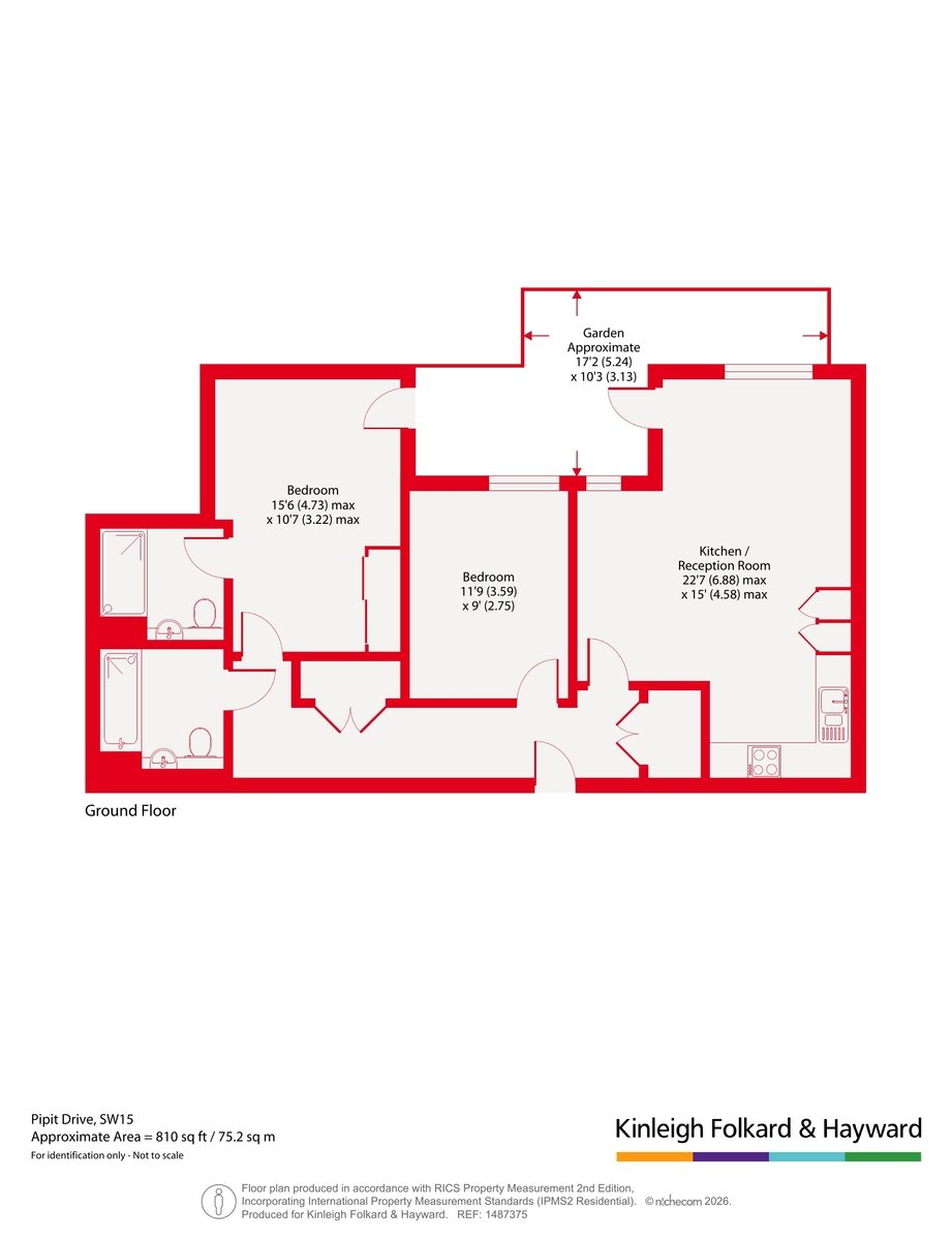 5, Skylark Court, 33, Pipit Drive, London floorplan