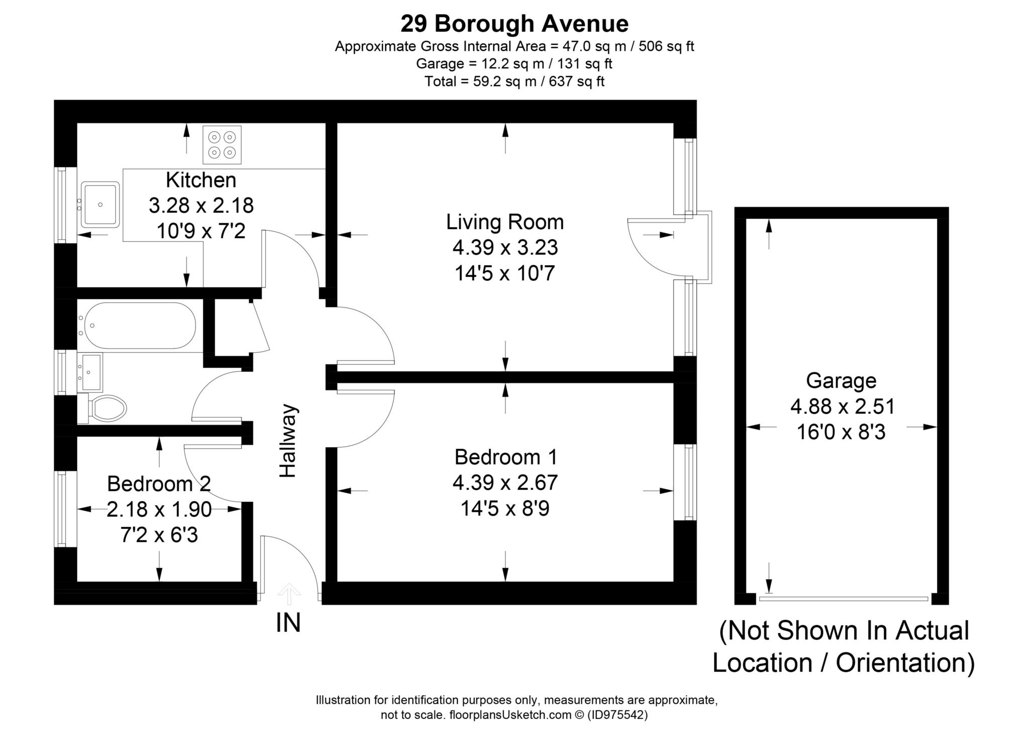 Borough Avenue, Wallingford OX10, 2 bedroom flat for sale 64892268