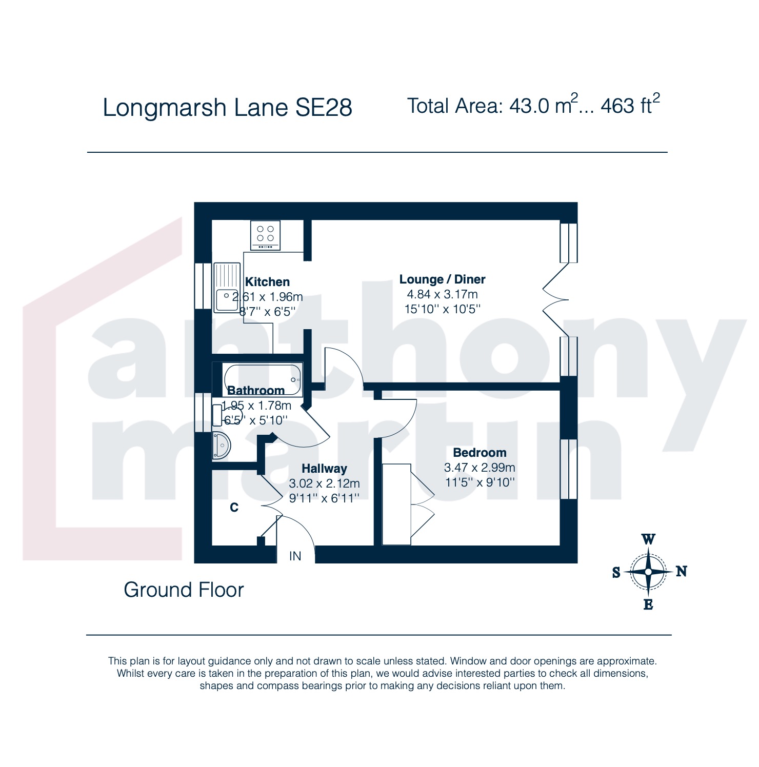 2, Longmarsh Lane, London floorplan