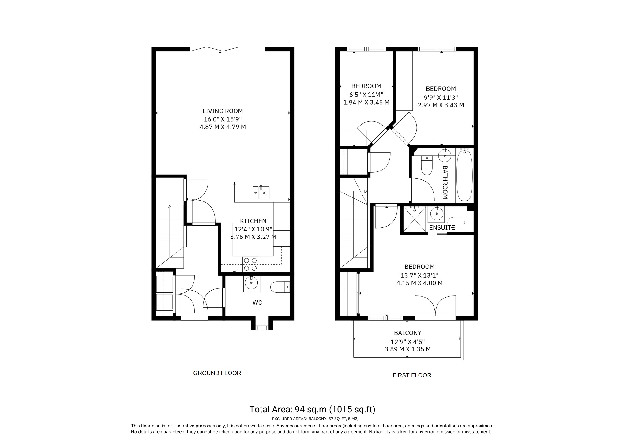 9 Gatton Park Lane, Brighton, East Sussex floorplan