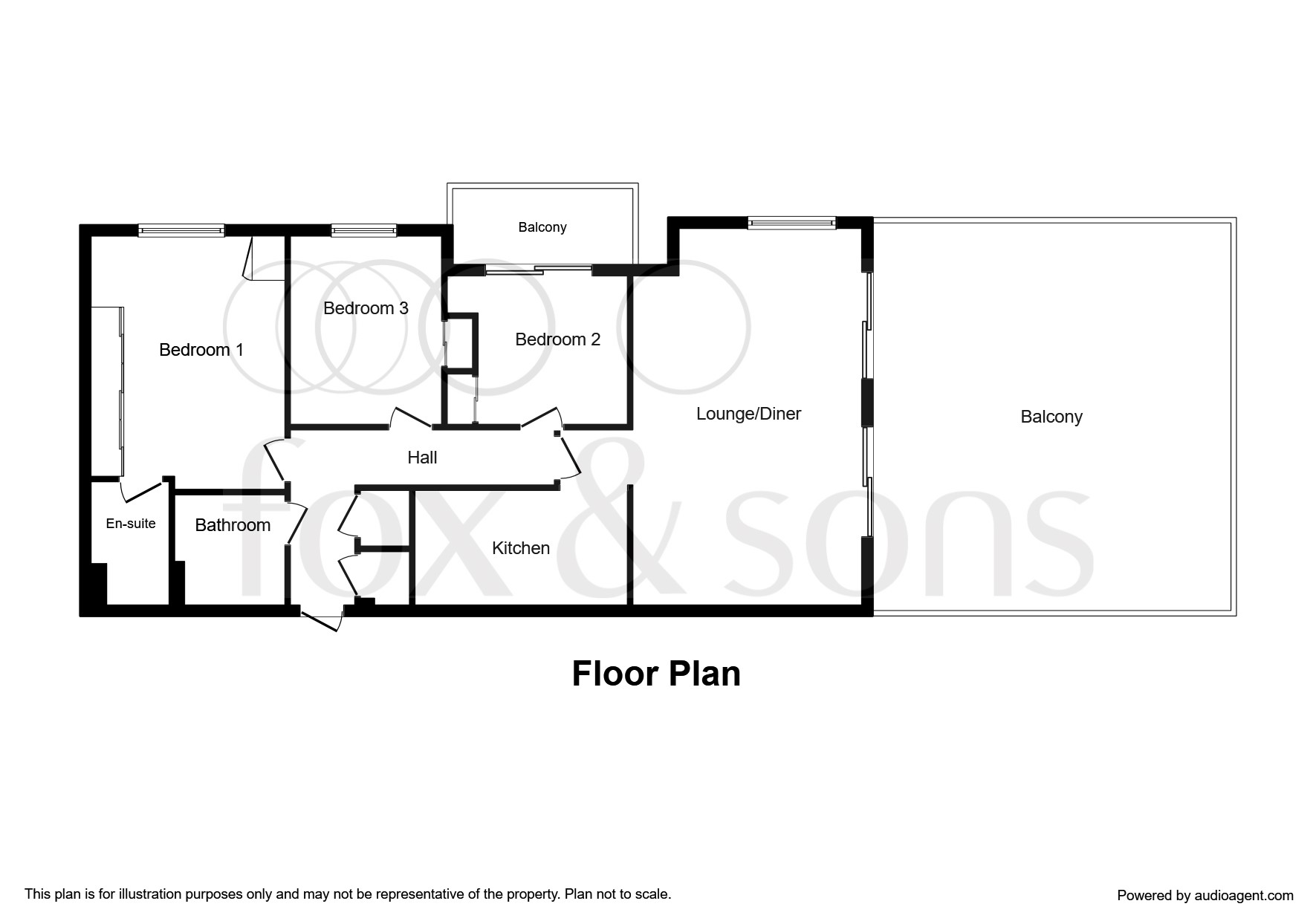 3 Bedrooms Flat for sale in Groombridge Avenue, Eastbourne BN22