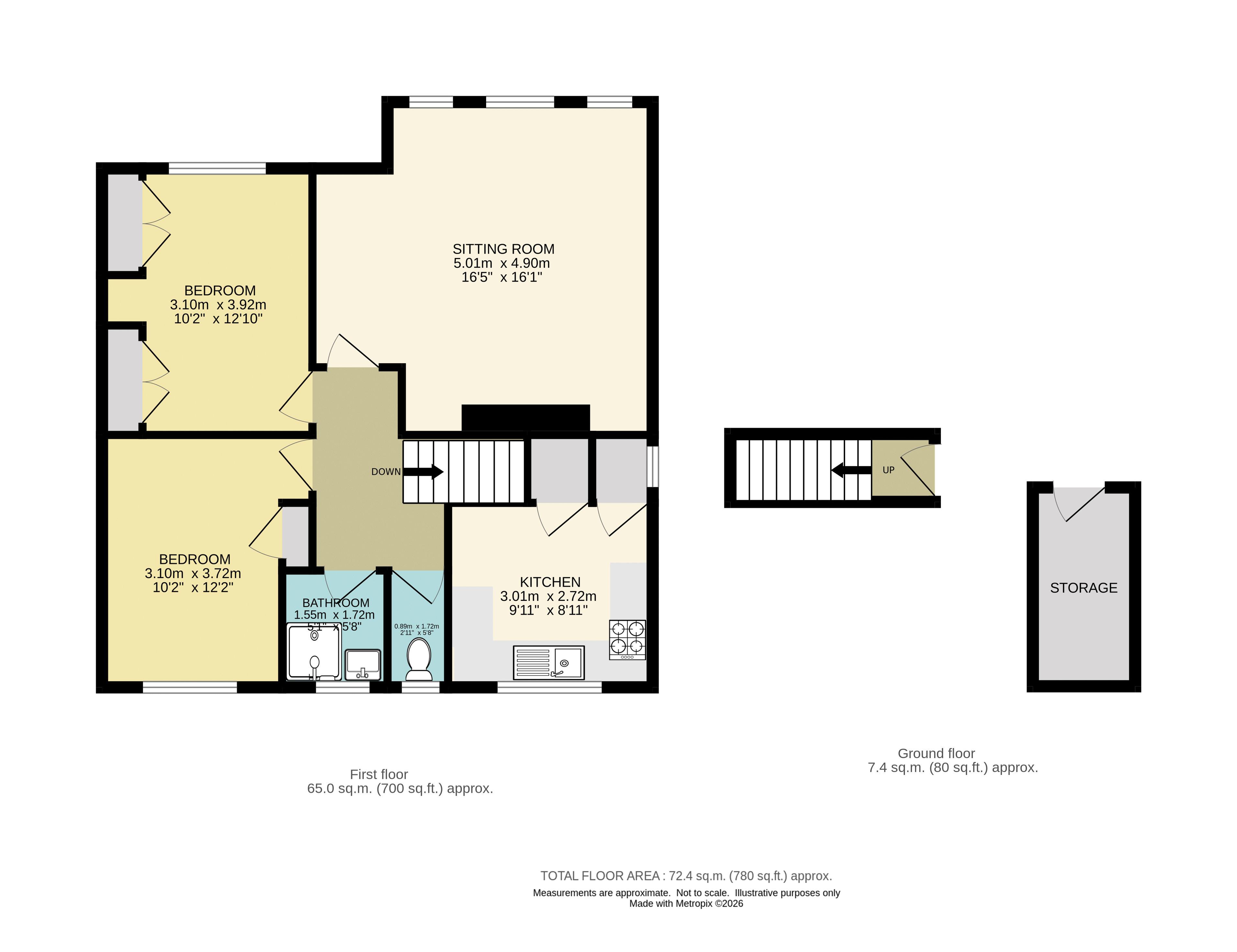 35, Rosebank, Epsom floorplan