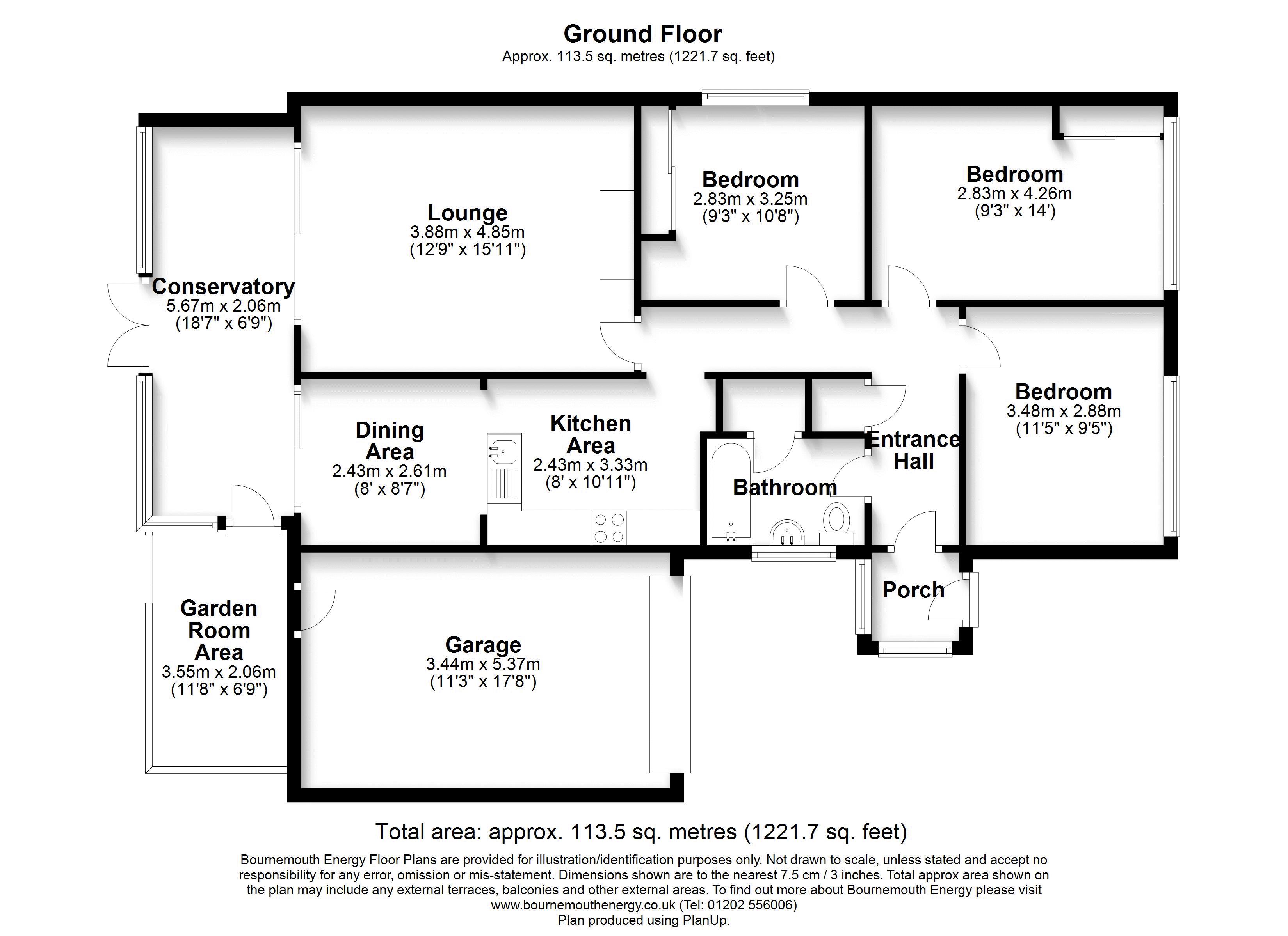 Warburton Road, Canford Heath, Poole BH17, 3 bedroom bungalow for sale