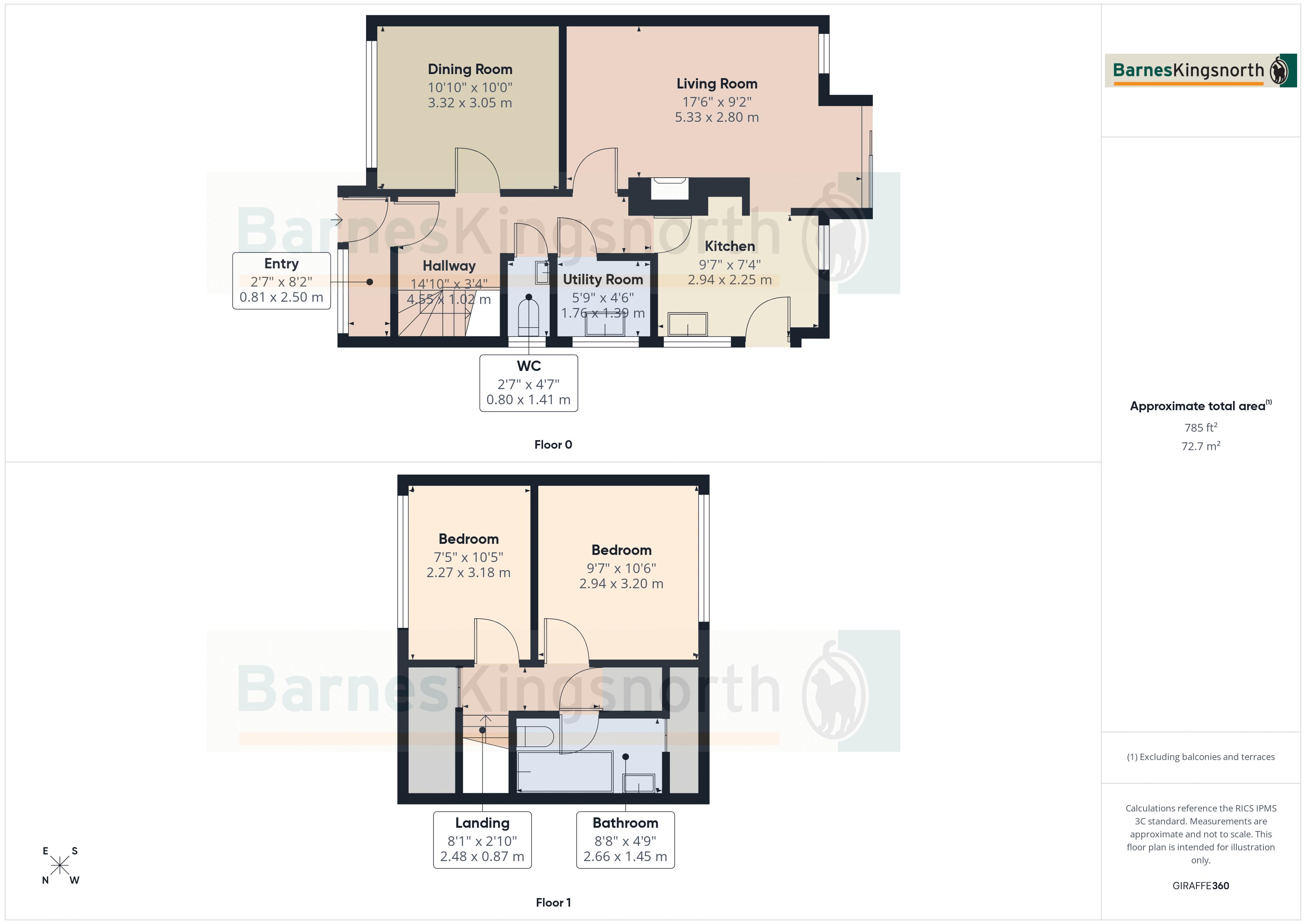 4, Highfield Close, Tunbridge Wells floorplan