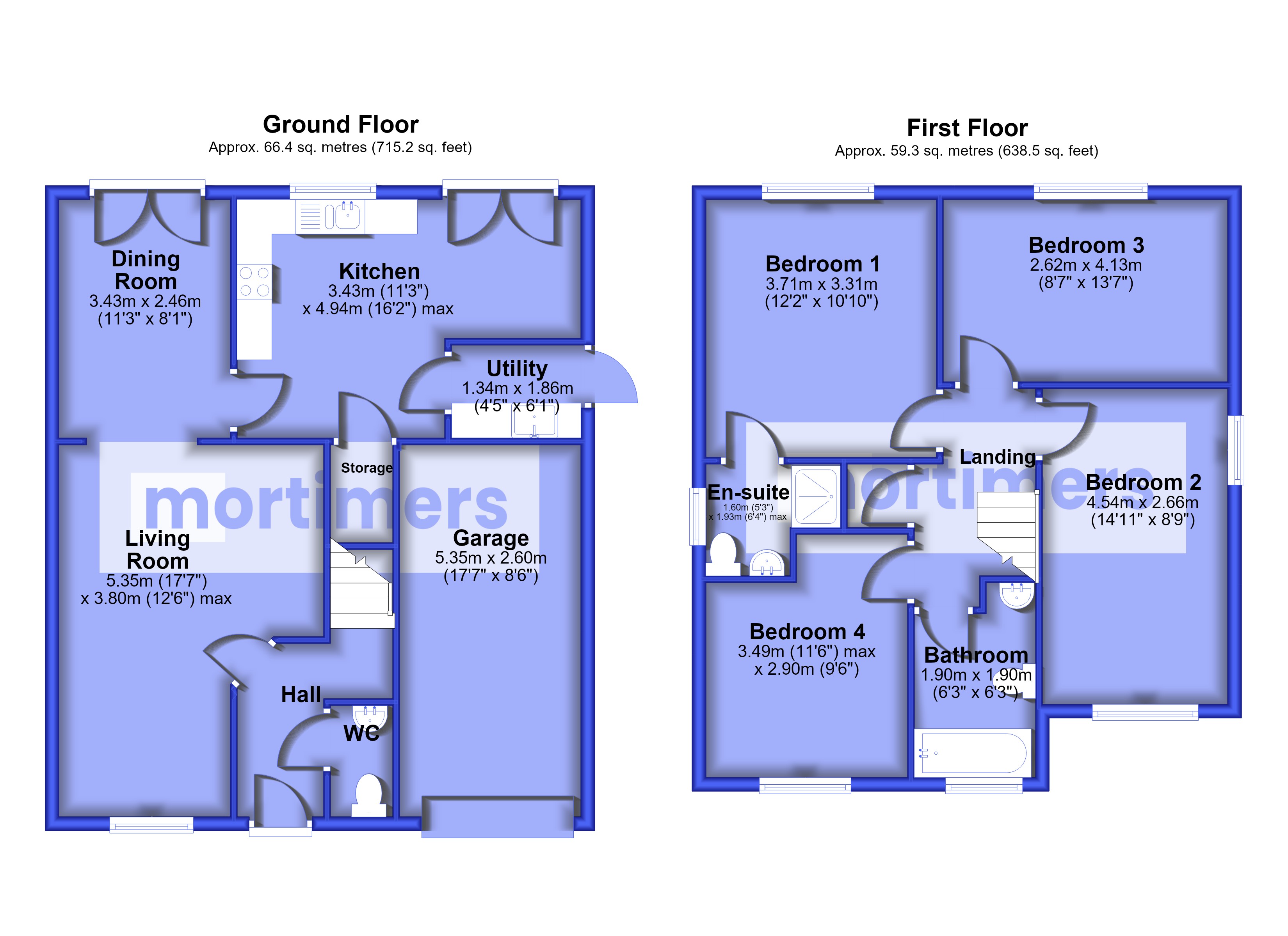 44, Spring Meadows, Accrington floorplan