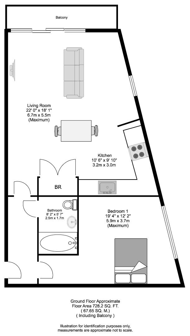 1 Bedrooms Flat to rent in Cornwall Works, Kelham Island, Sheffield S3