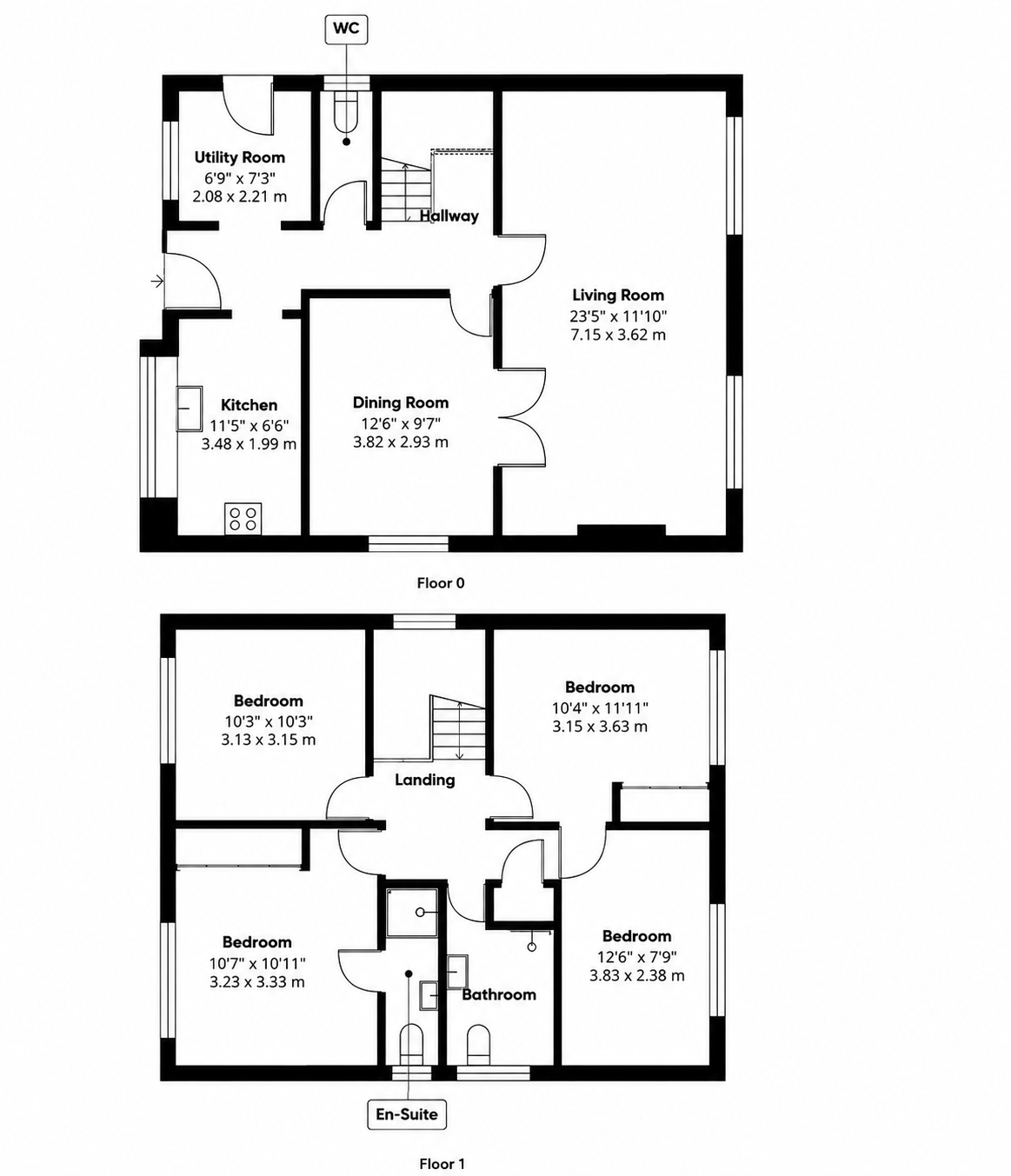 117, Thundersley Park Road, Benfleet floorplan