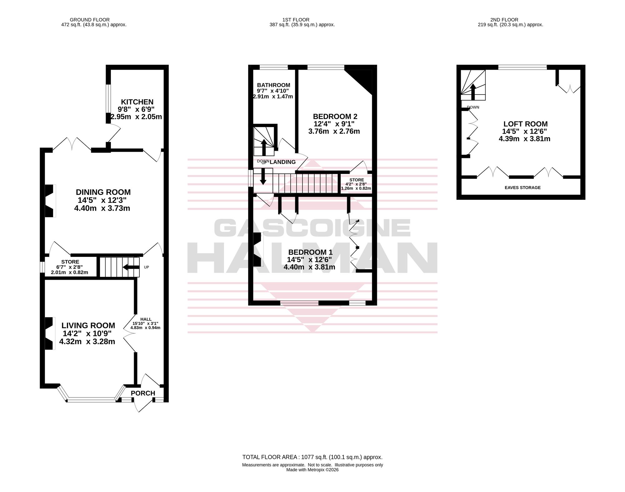 94 Ladybridge Road, Cheadle floorplan