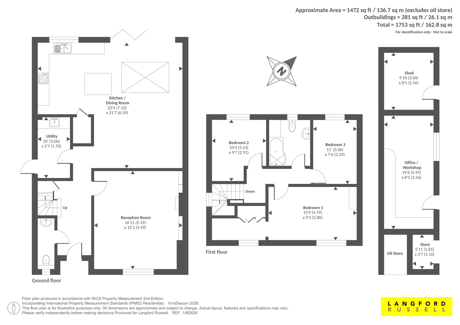1, Porters Wood, Matfield floorplan