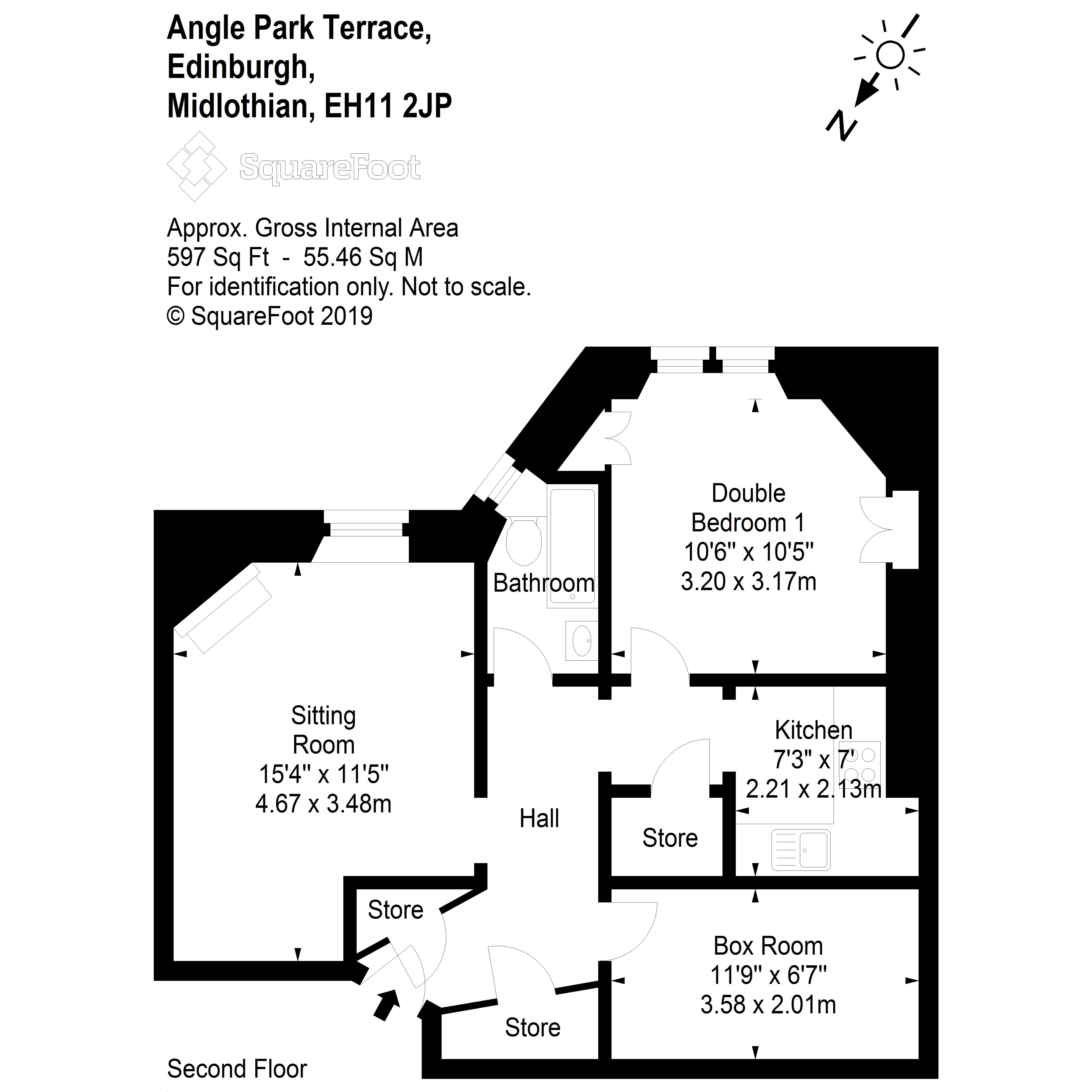 1 Bedrooms Flat for sale in 70/5 Angle Park Terrace, Edinburgh EH11