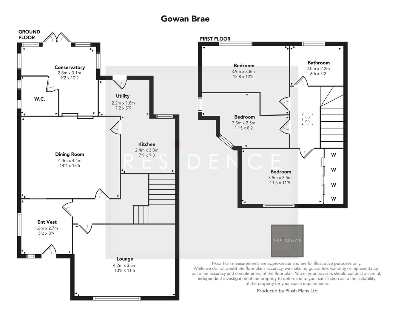 61, Gowan Brae, Airdrie floorplan