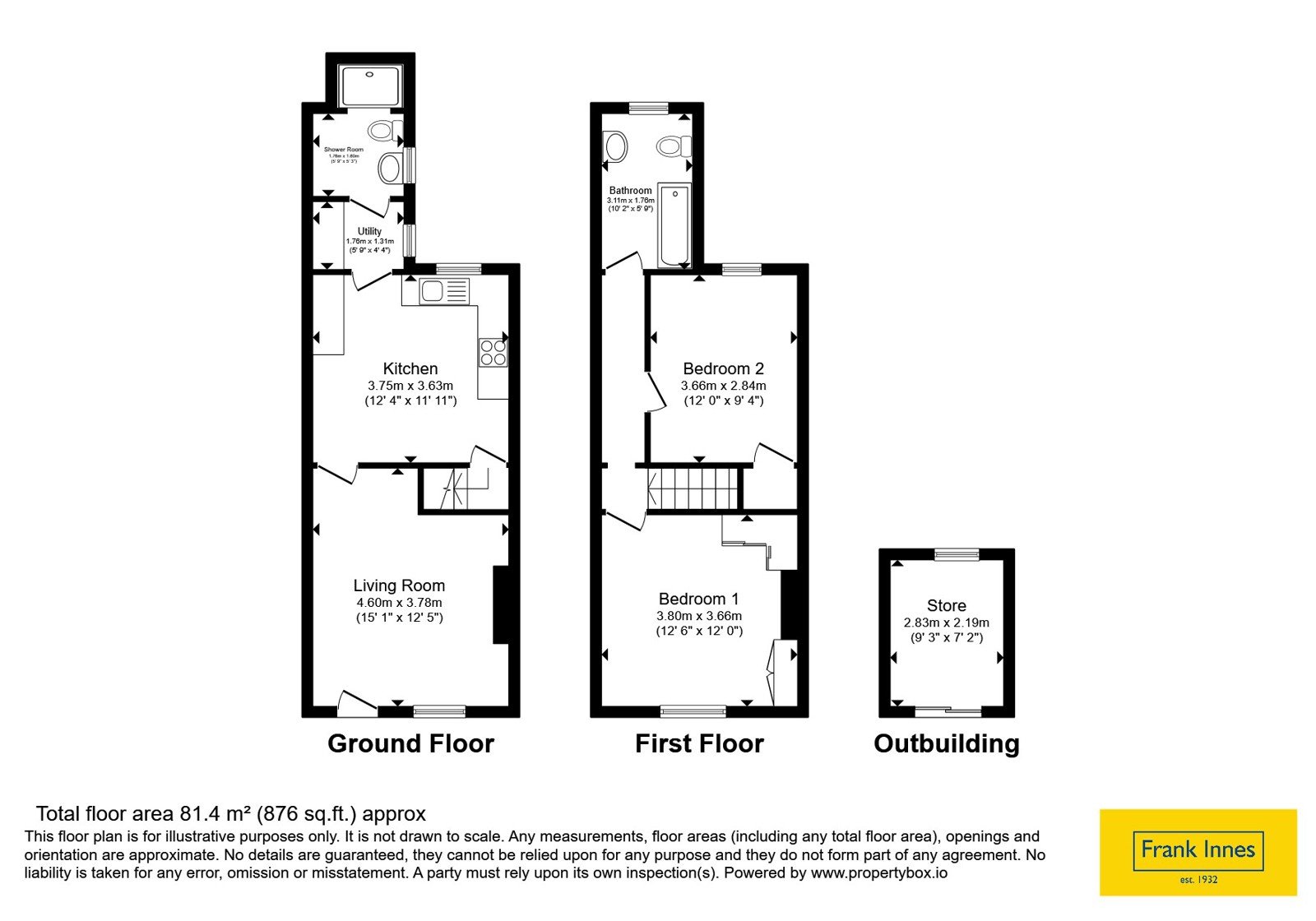 28, Oxford Street, Leicestershire floorplan