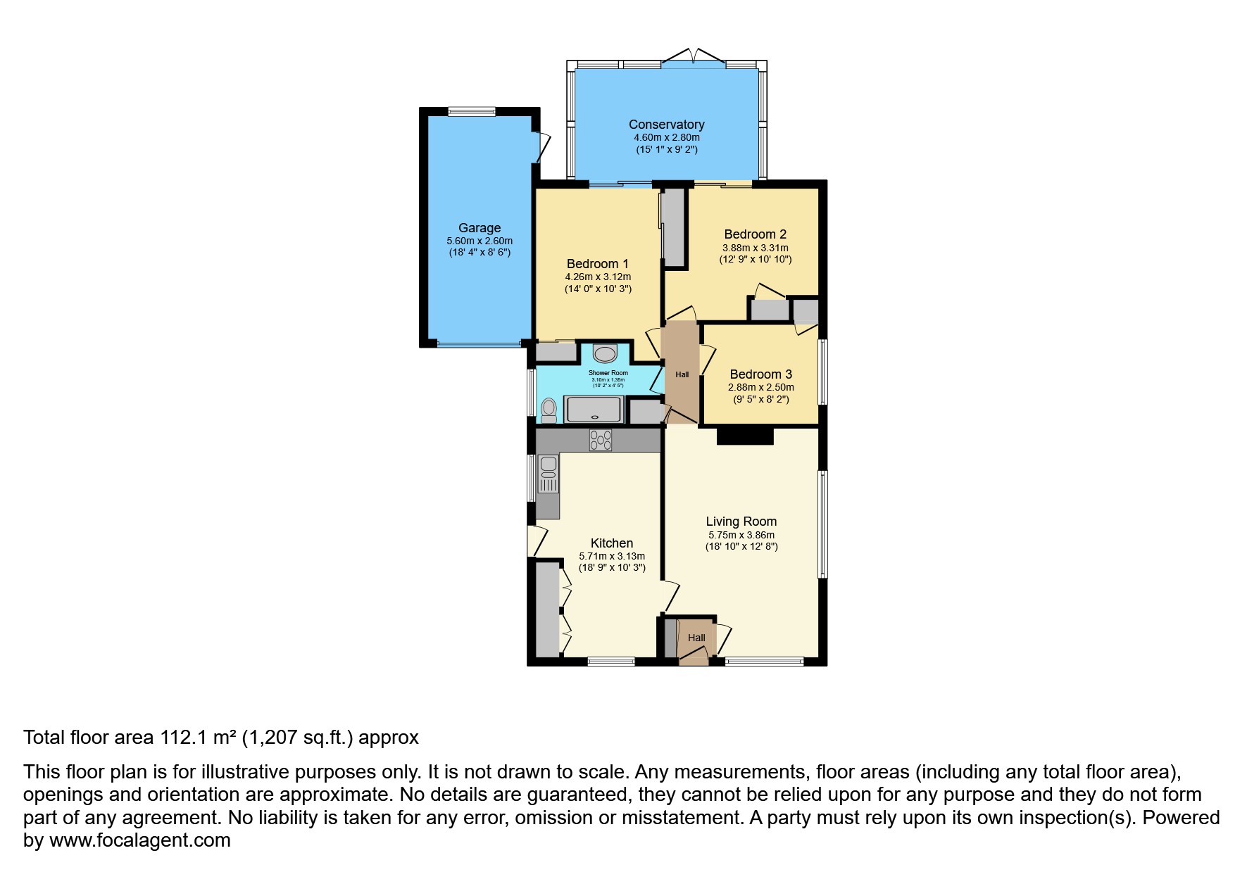 8, The Meadows, Sheffield floorplan