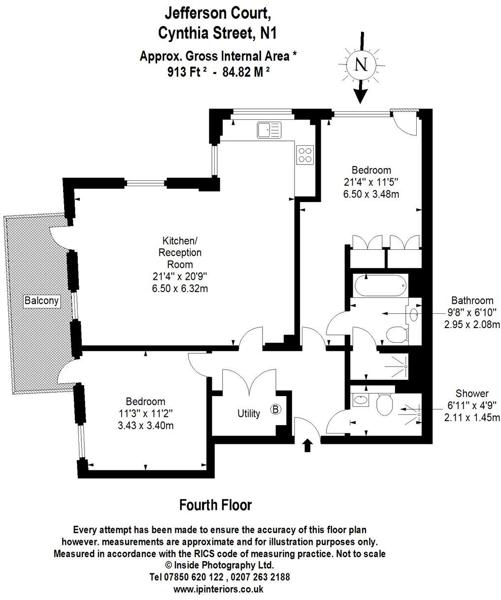 2, Jefferson Court, 1 Cynthia Street, King's Cross Quarter floorplan