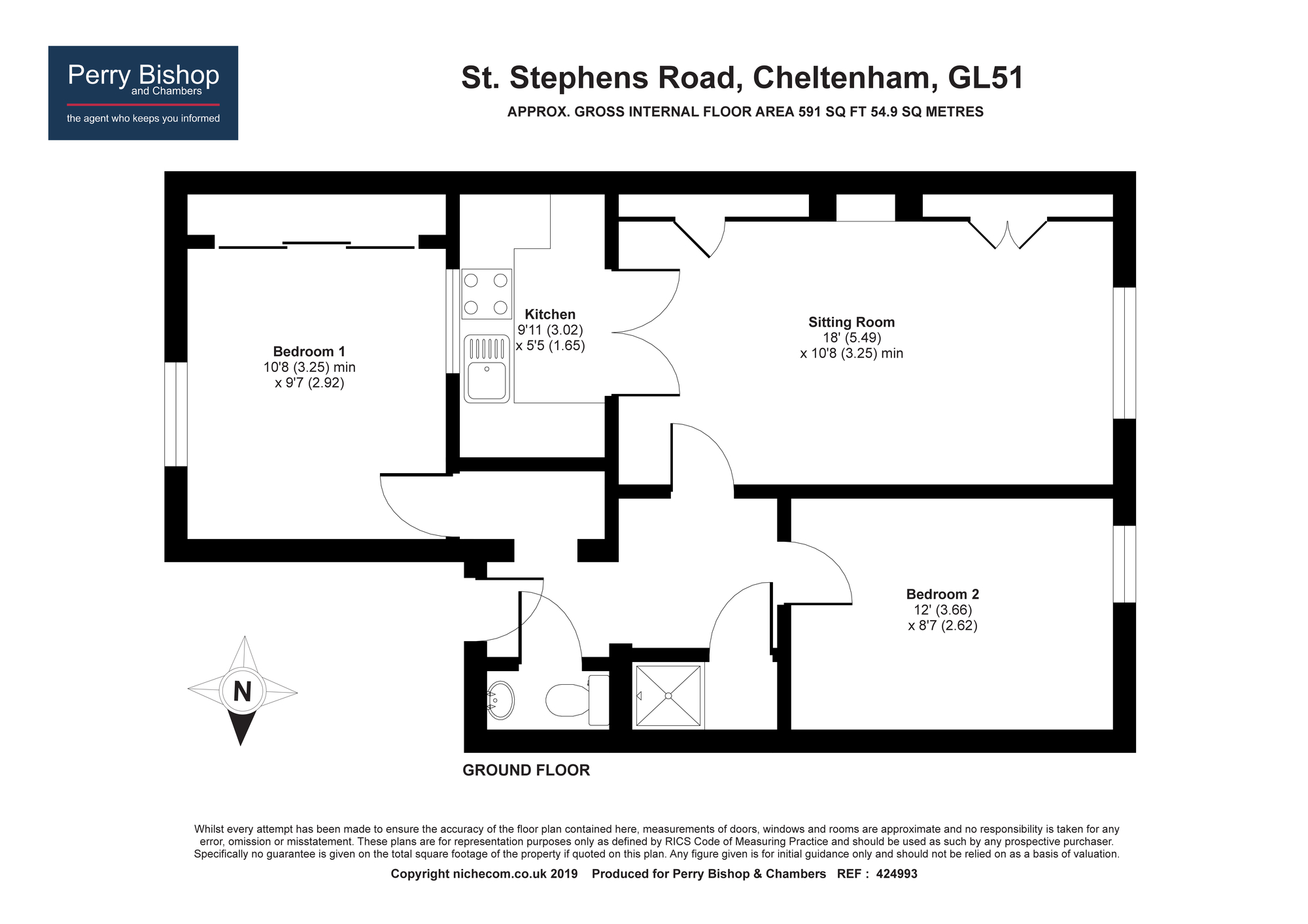 2 Bedrooms Flat for sale in St. Stephens Road, Cheltenham GL51