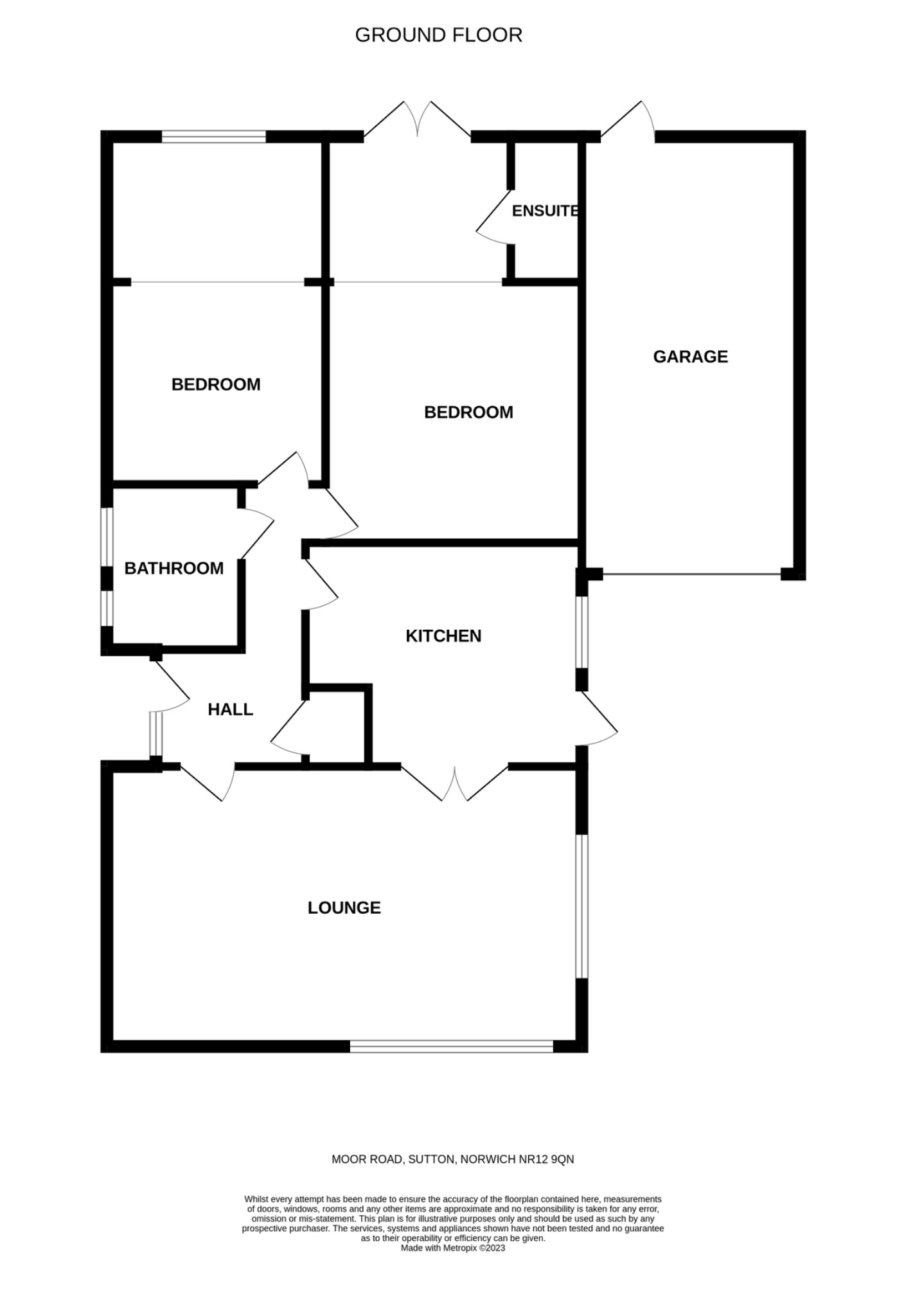Shrublands, Moor Road, Norwich floorplan
