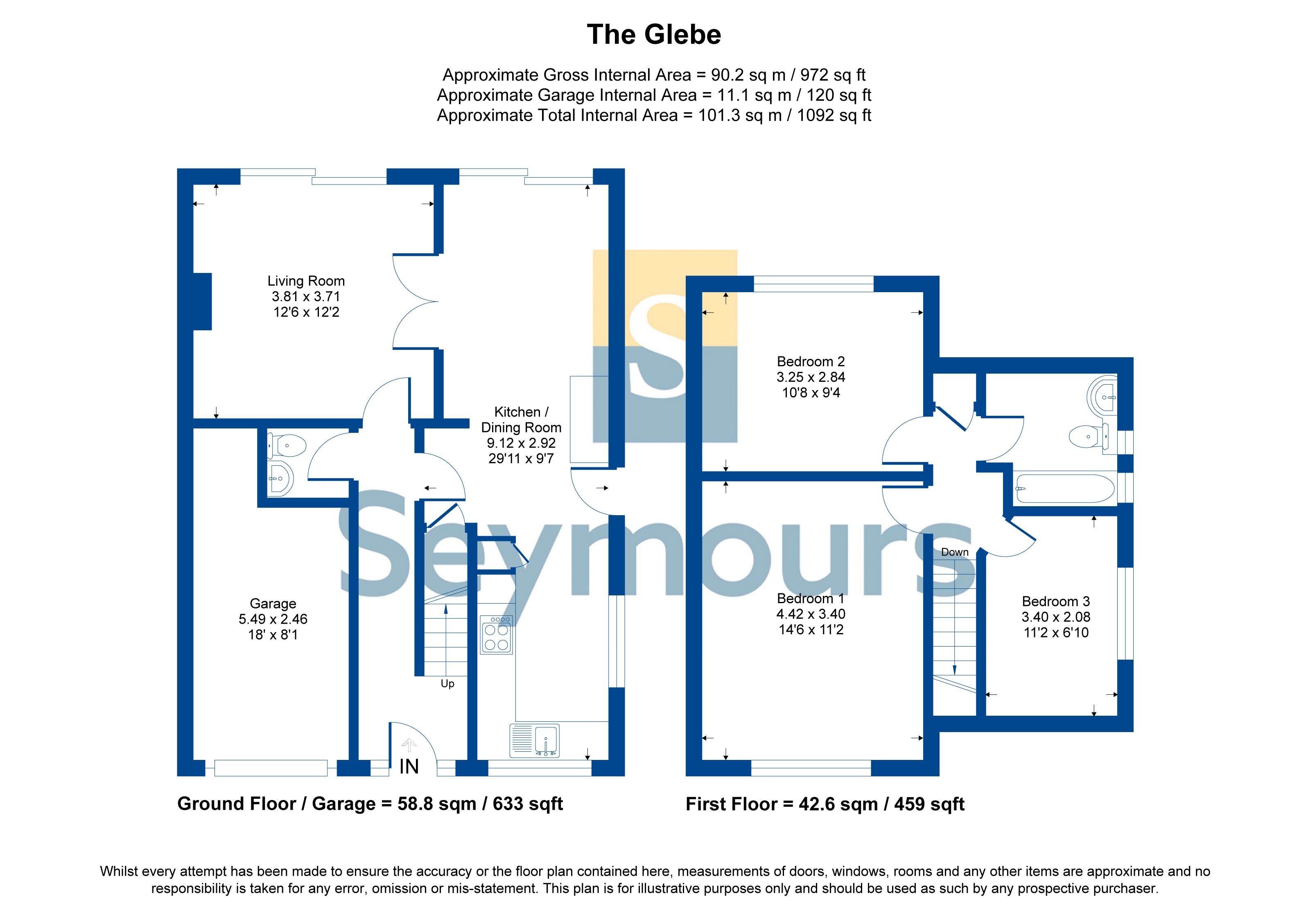 56, The Glebe, Camberley floorplan