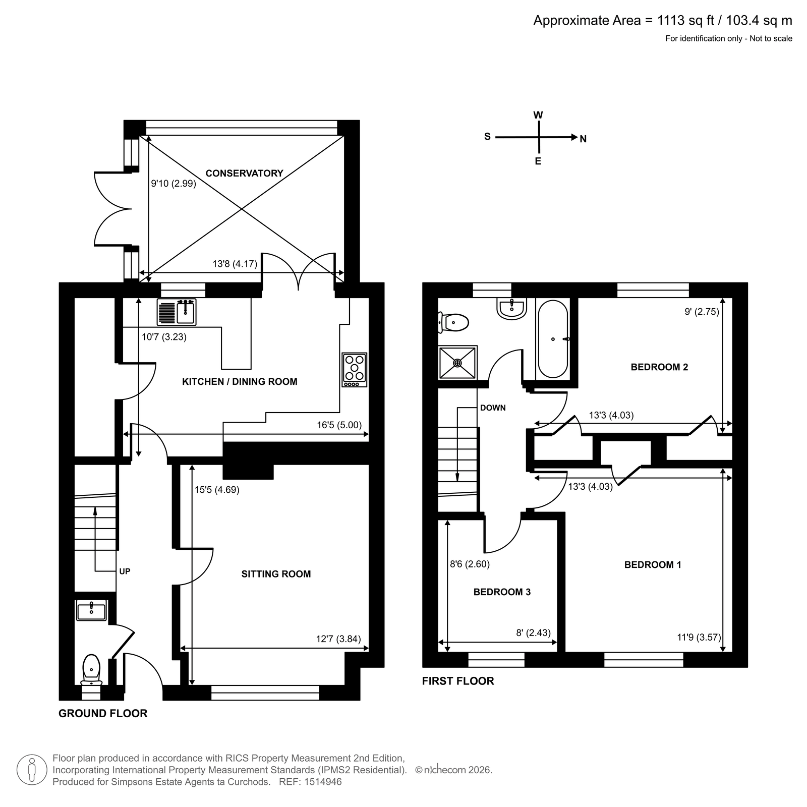 5, Blair Avenue, Esher floorplan